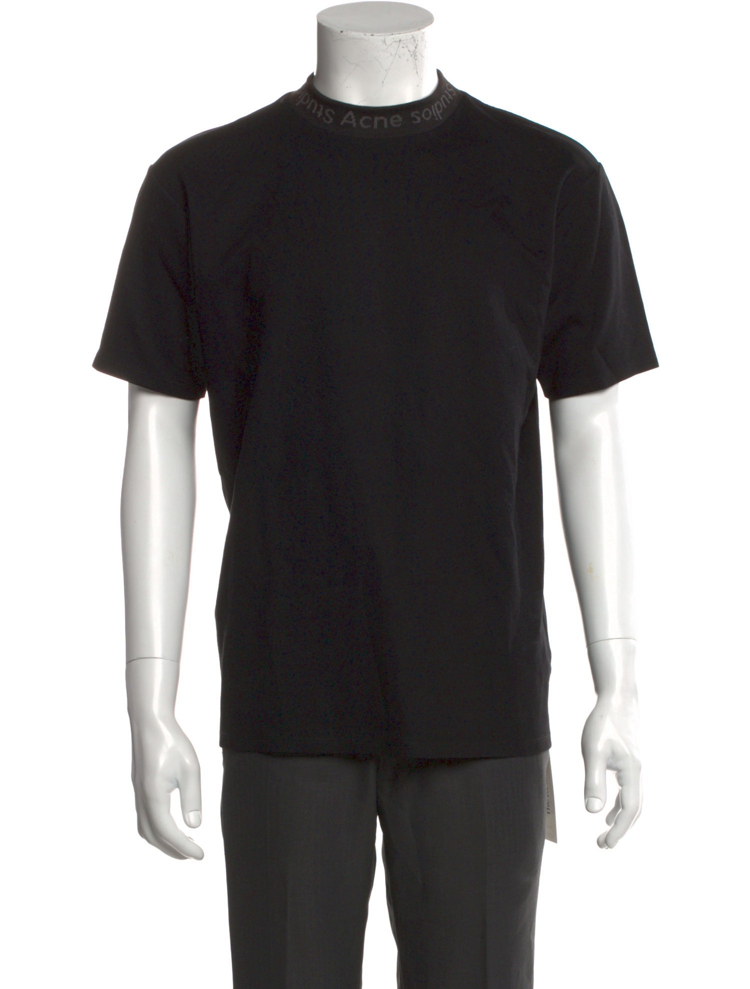 Acne Studios Mock Neck Short Sleeve T-Shirt