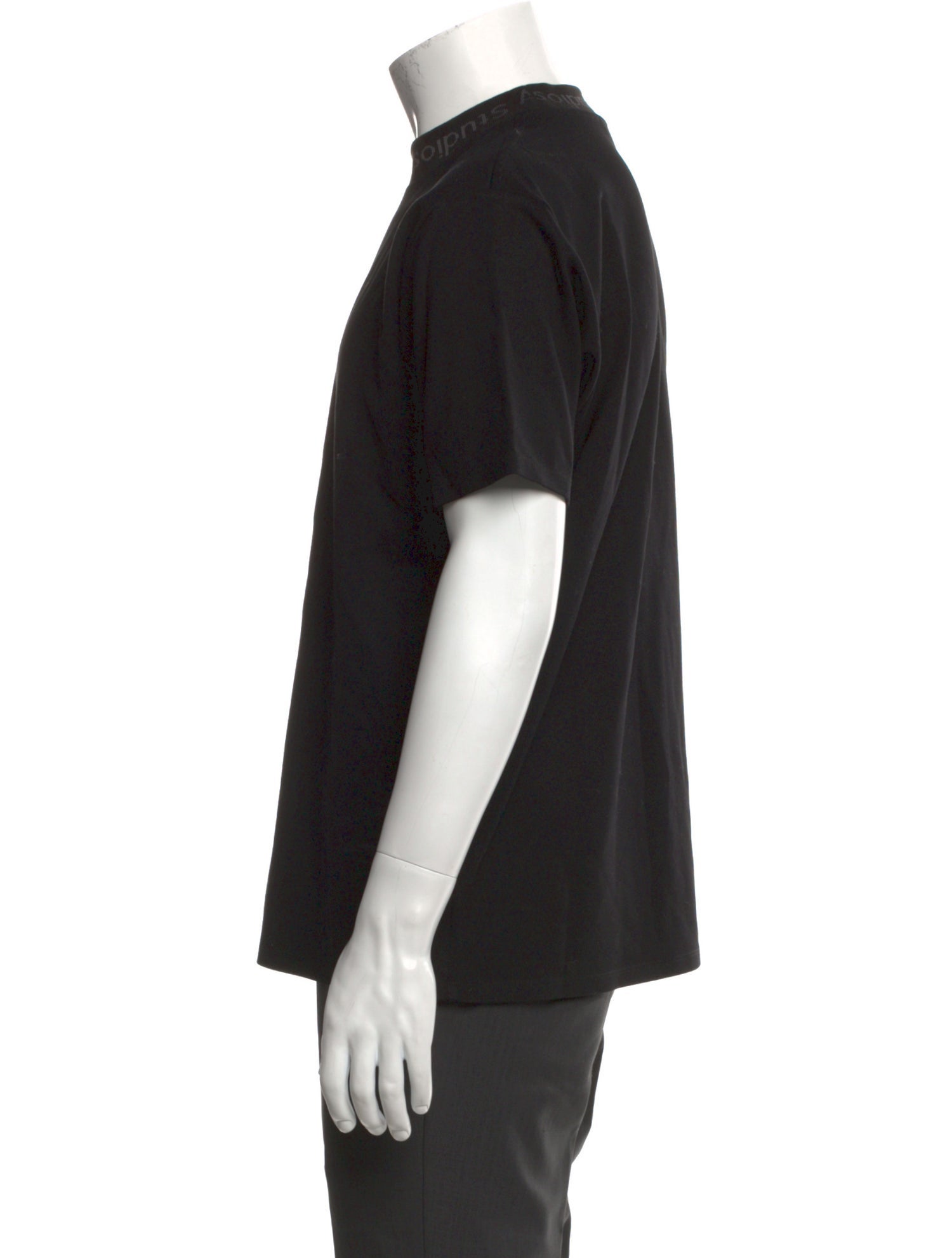 Acne Studios Mock Neck Short Sleeve T-Shirt