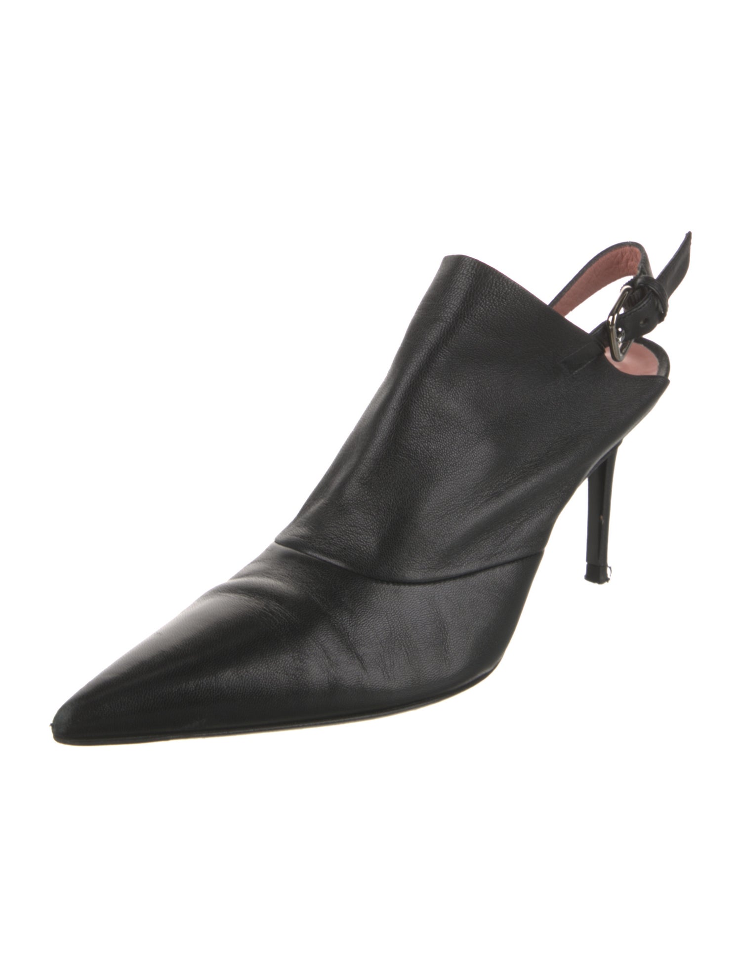 Acne Studios Leather Slingback Pumps