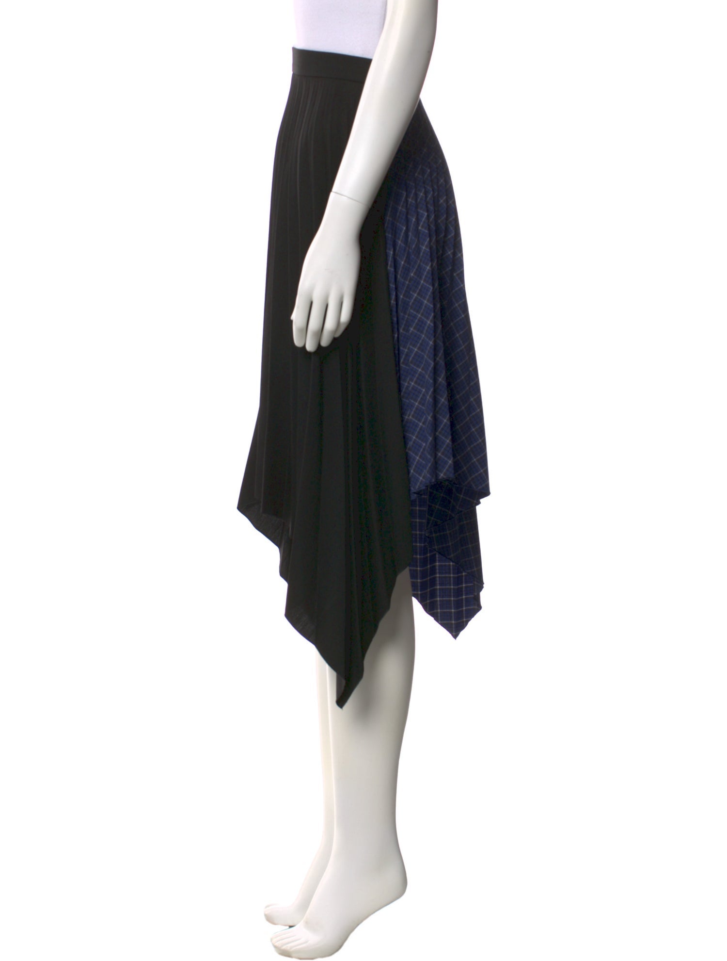 Acne Studios Pleated Accents Midi Length Skirt w/ Tags