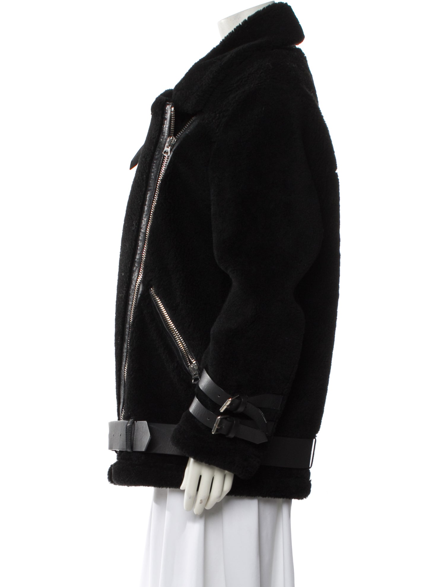 Acne Studios Shearling Fur Coat
