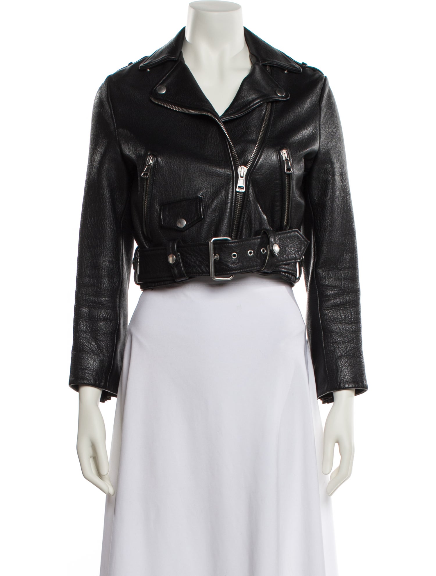 Acne Studios Leather Biker Jacket