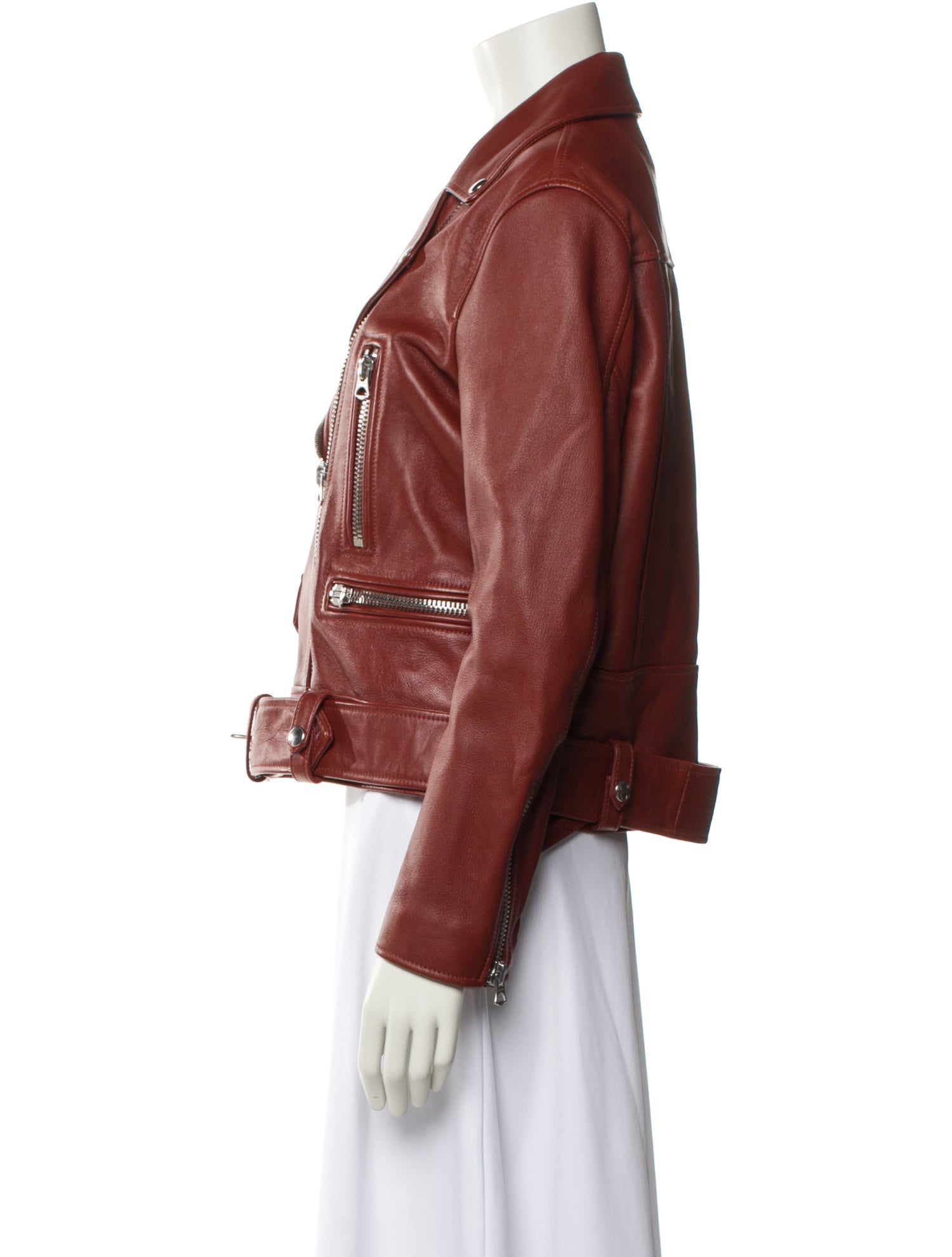 Acne Studios Lamb Leather Biker Jacket