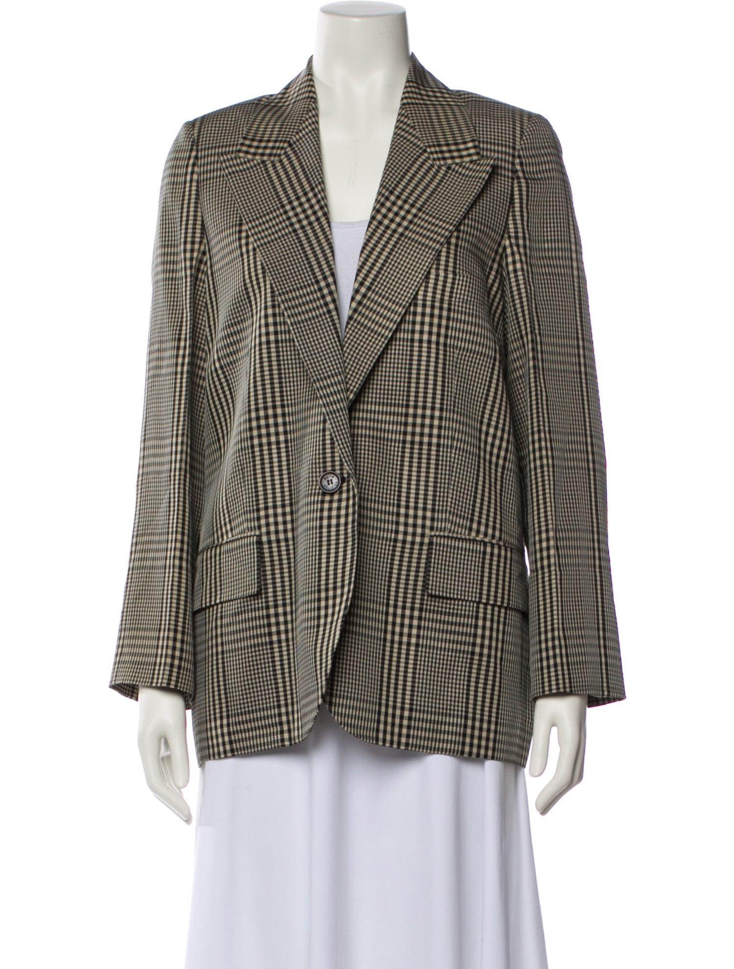 Acne Studios Plaid Print Blazer w/ Tags