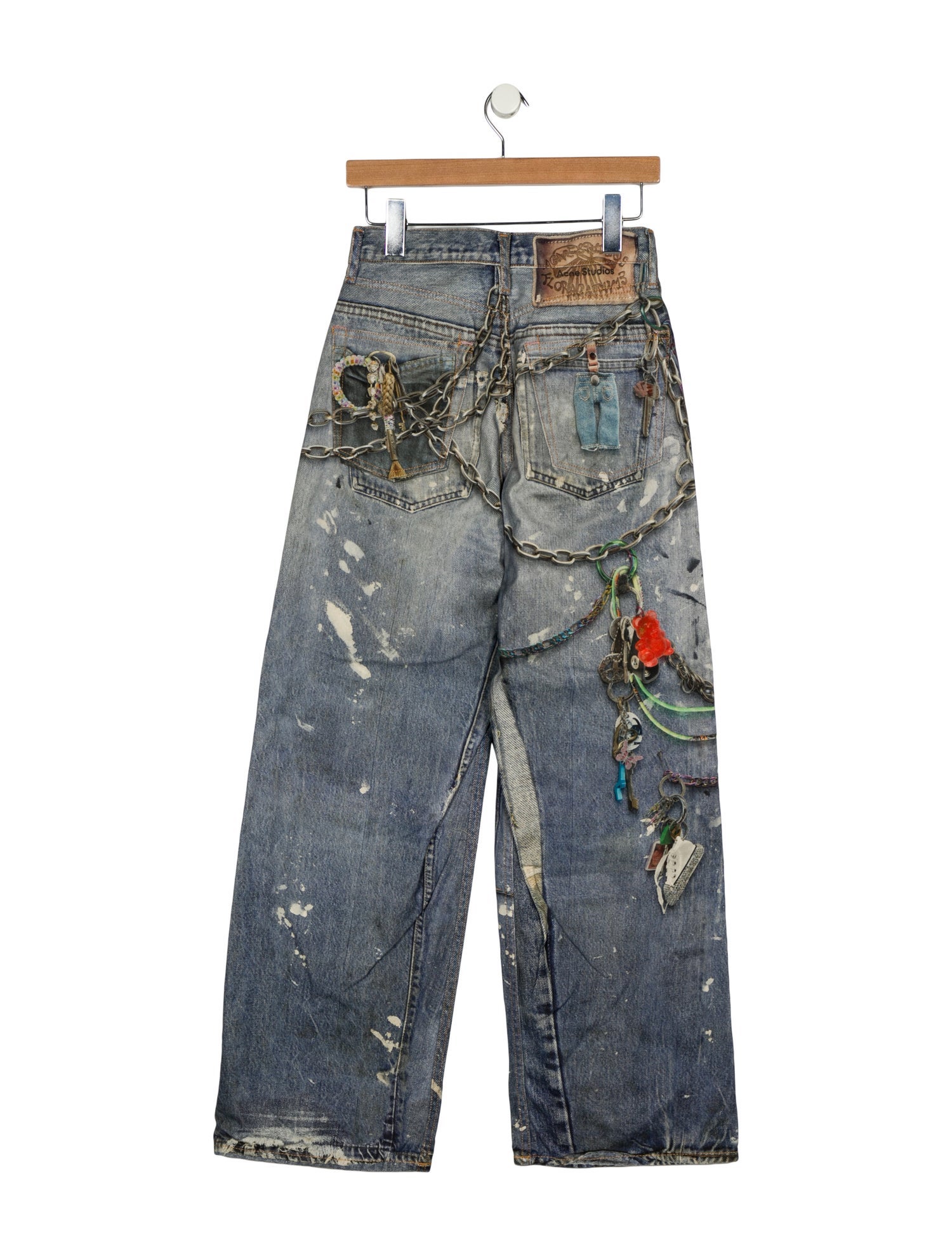 Acne Studios Mid-Rise Wide Leg Jeans