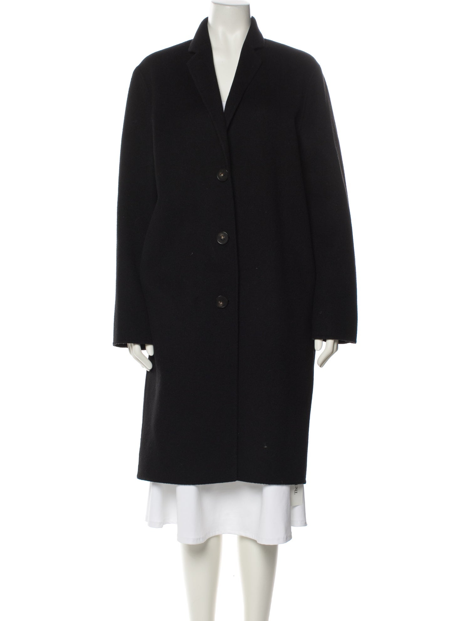 Acne Studios Wool Faux Fur Coat