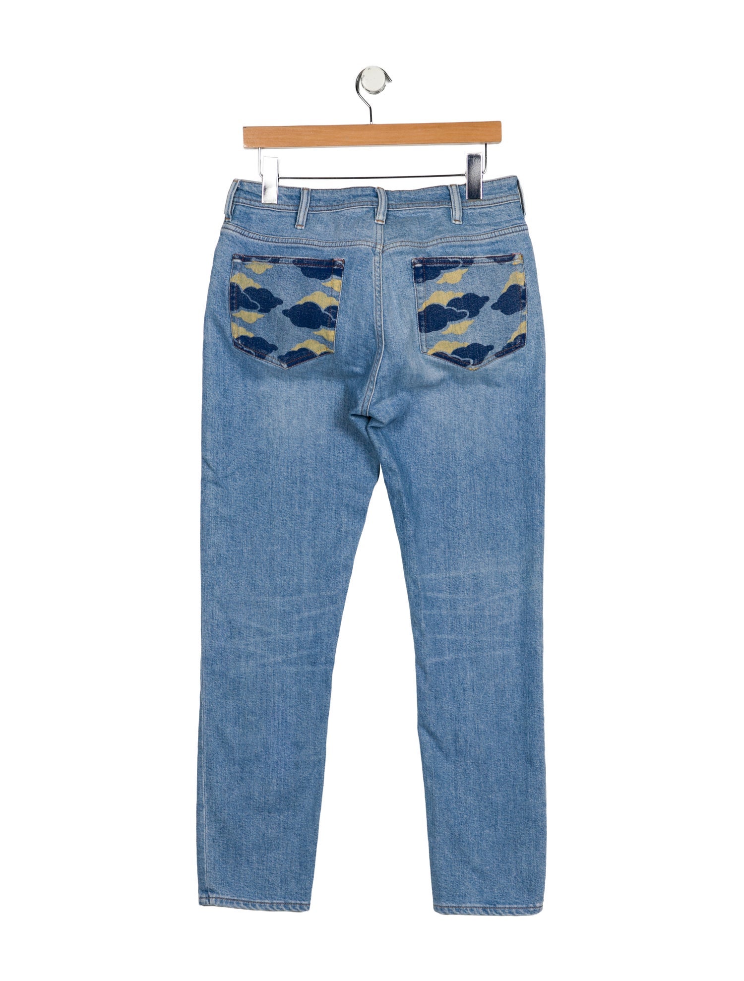 Acne Studios Mid-Rise Straight Leg Jeans