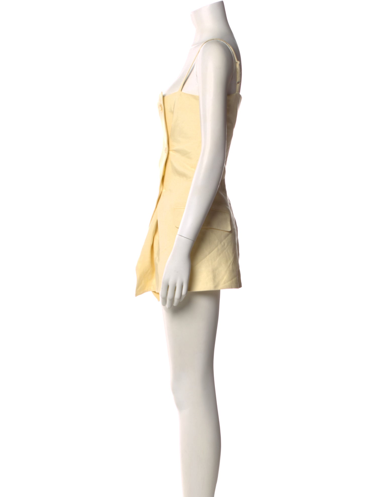 Acne Studios Square Neckline Sleeveless Tunic