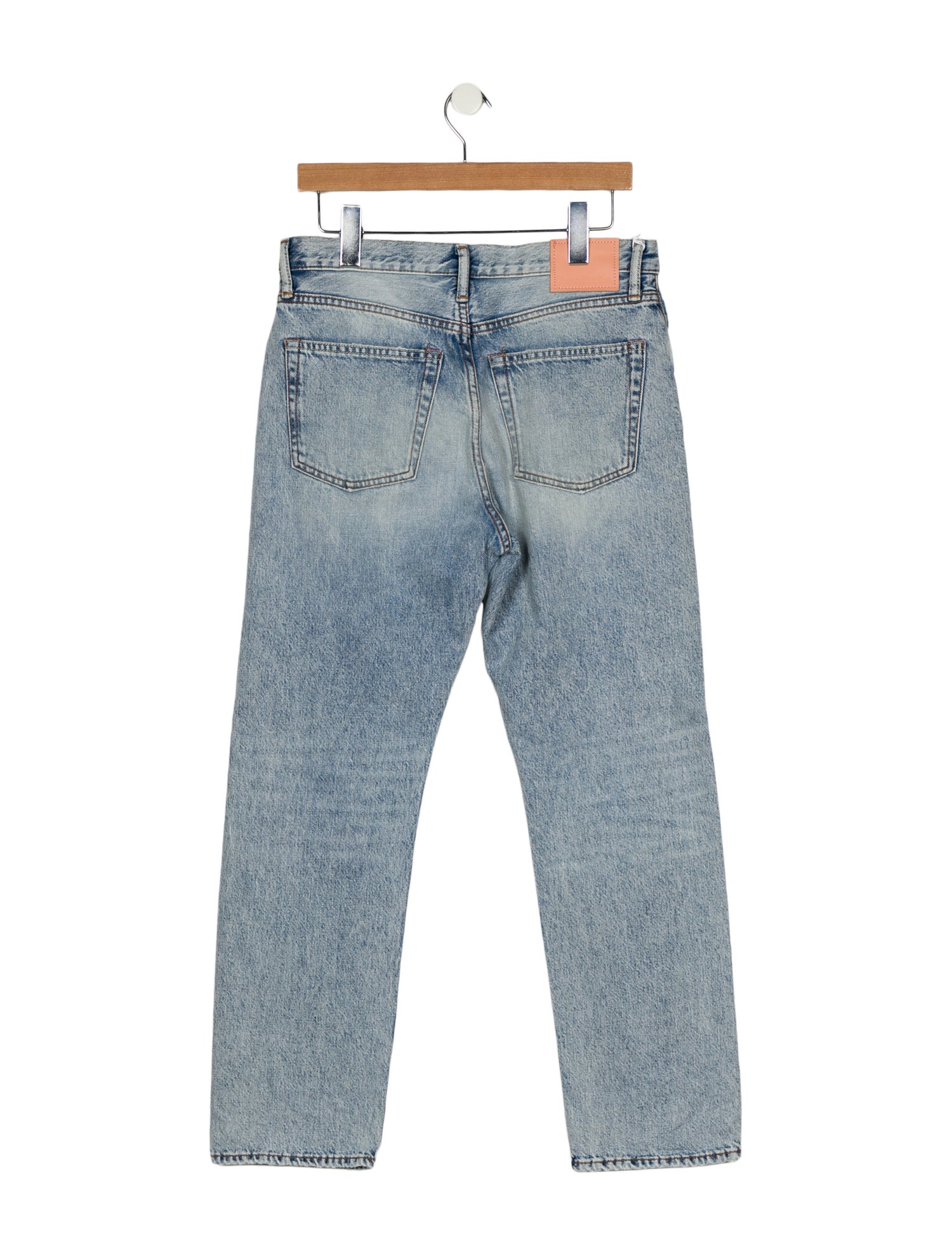 Acne Studios Mid-Rise Straight Leg Jeans