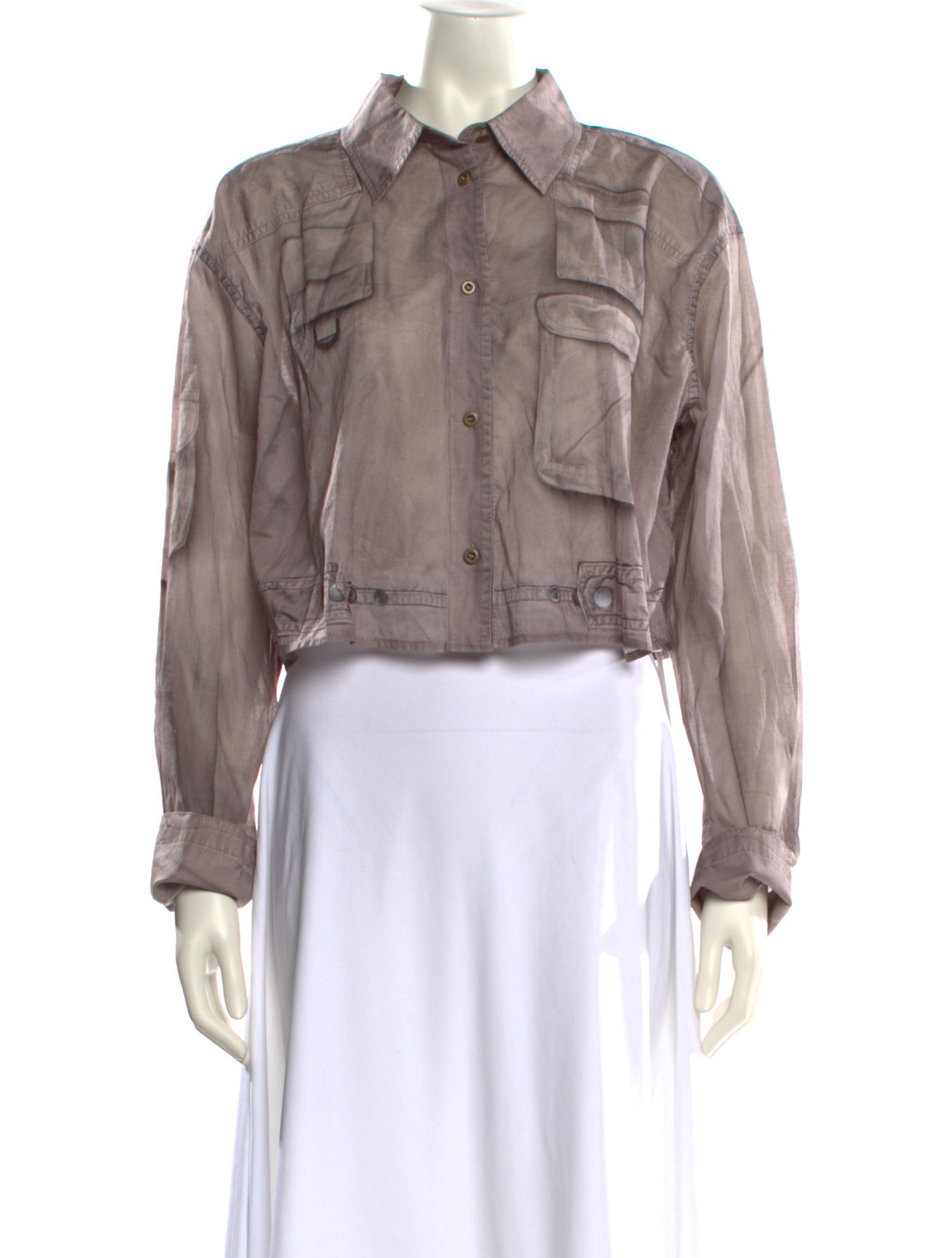 Acne Studios Long Sleeve Button-Up Top