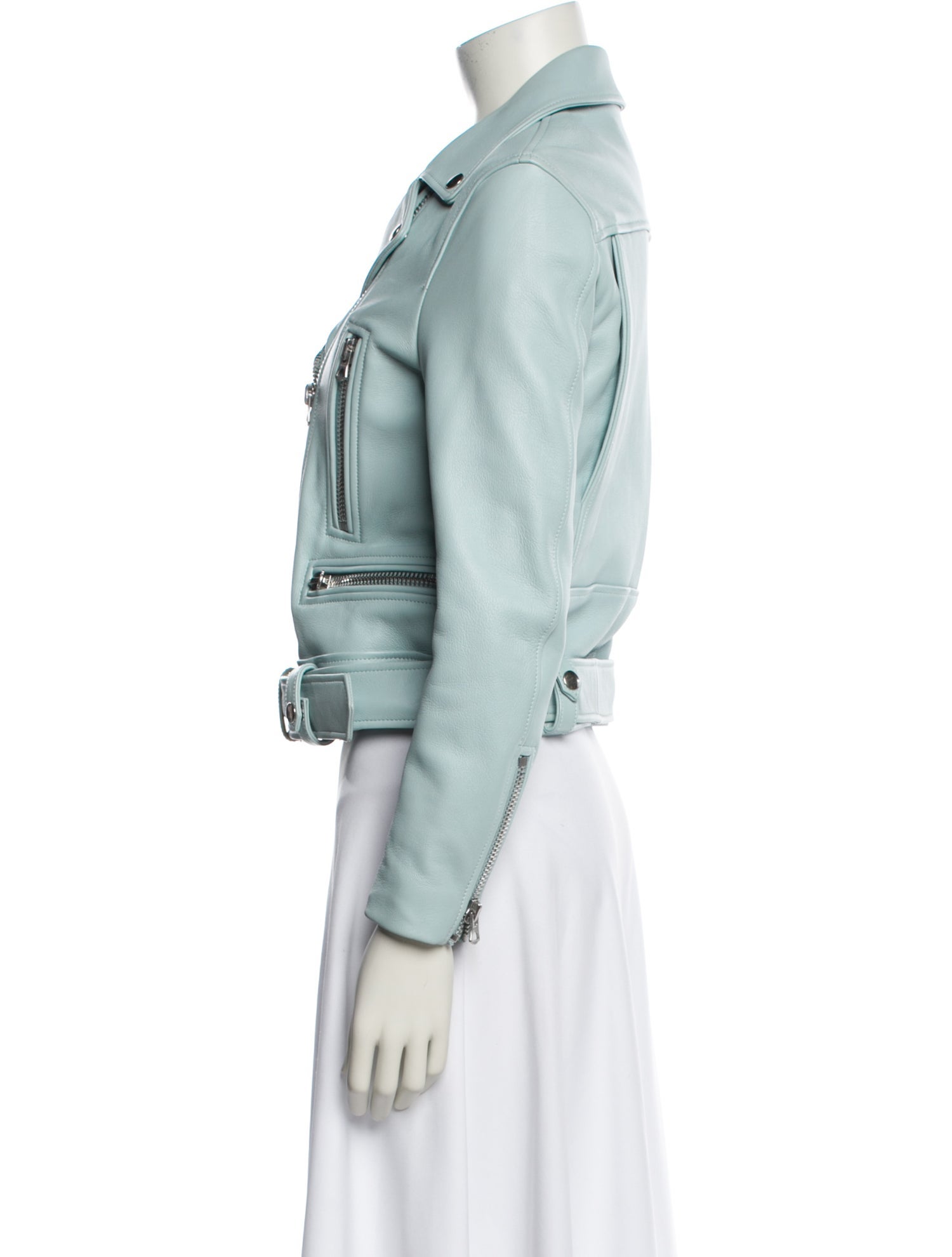 Acne Studios Lamb Leather Biker Jacket