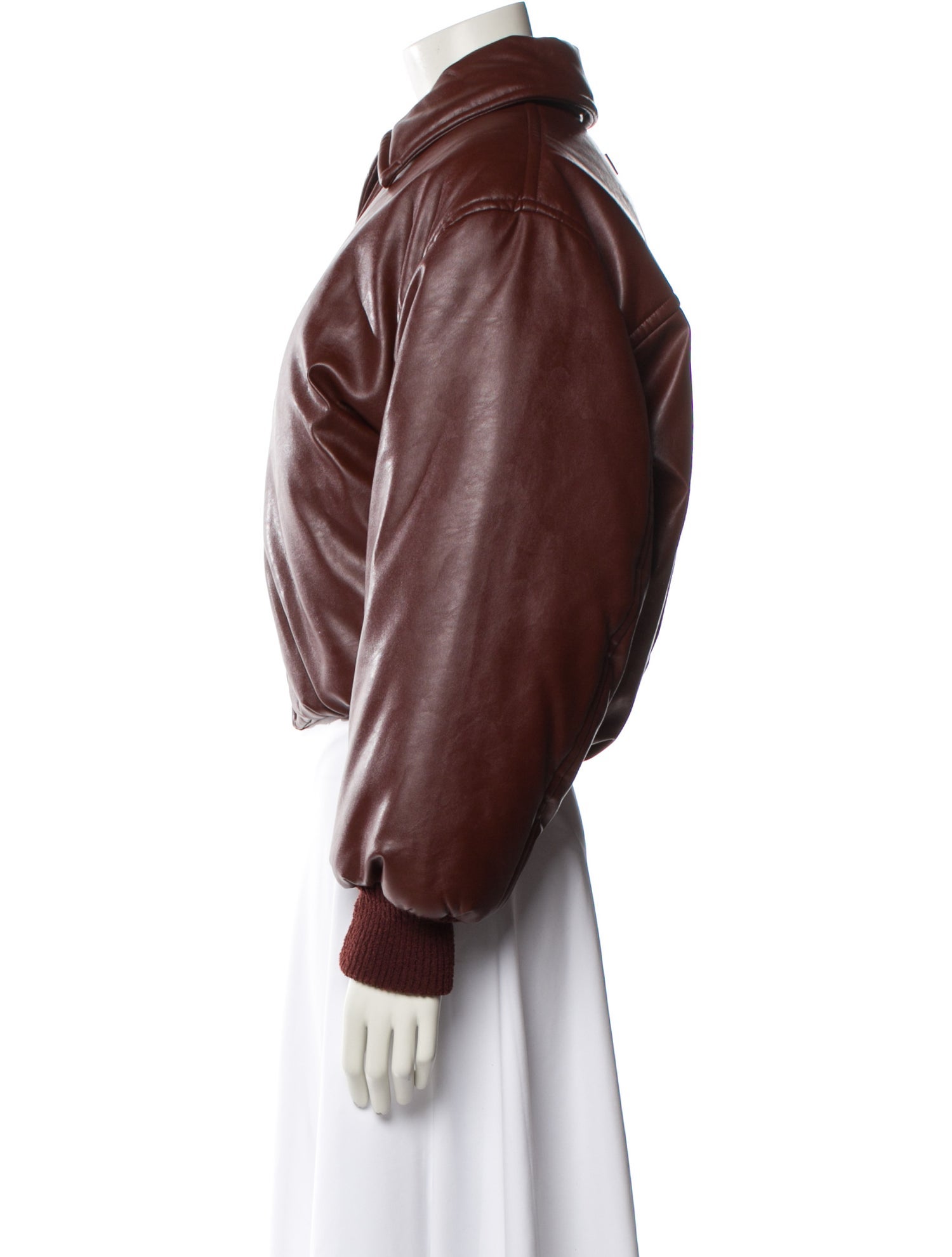 Acne Studios Faux Leather Bomber Jacket