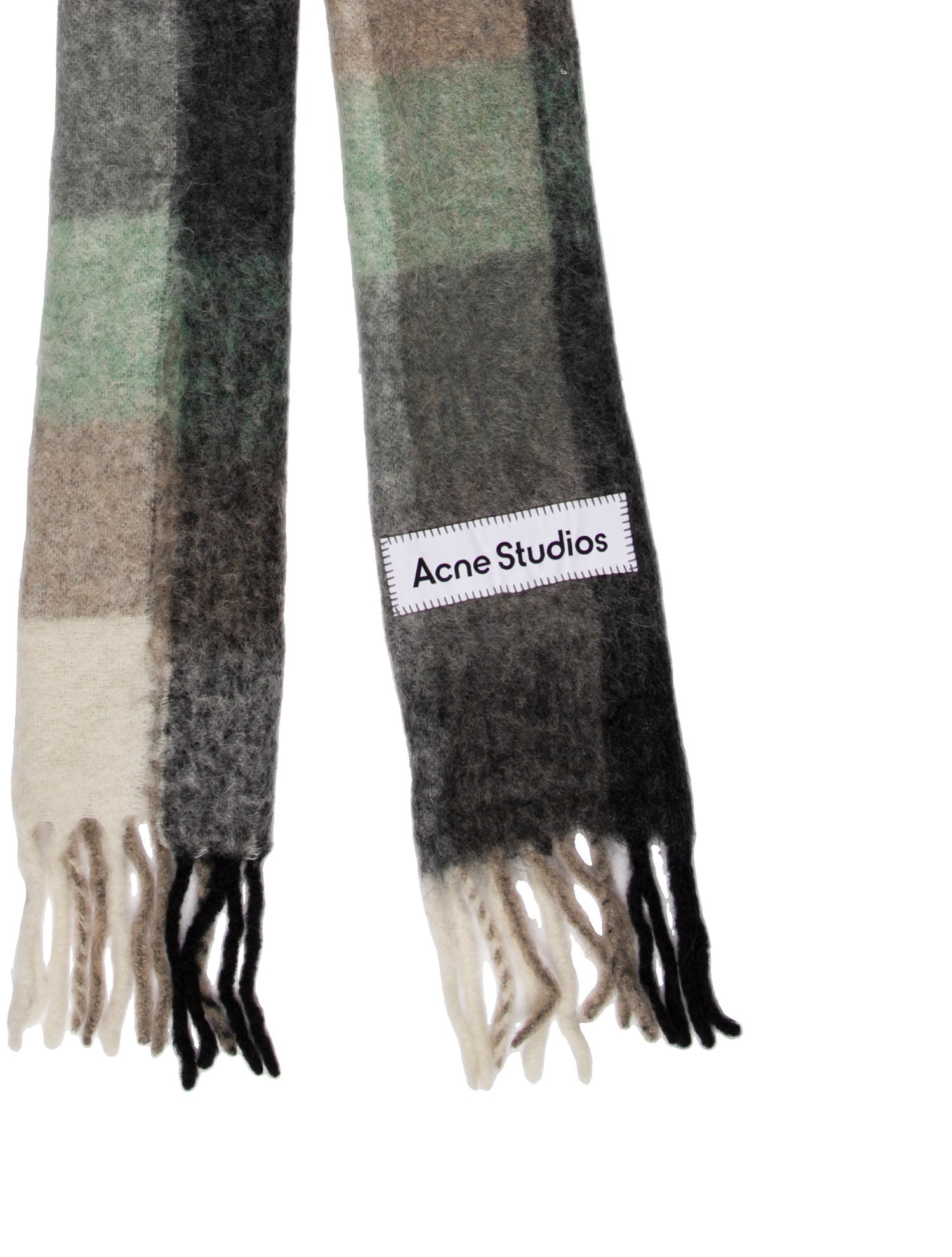 Acne Studios Mohair Striped Scarf