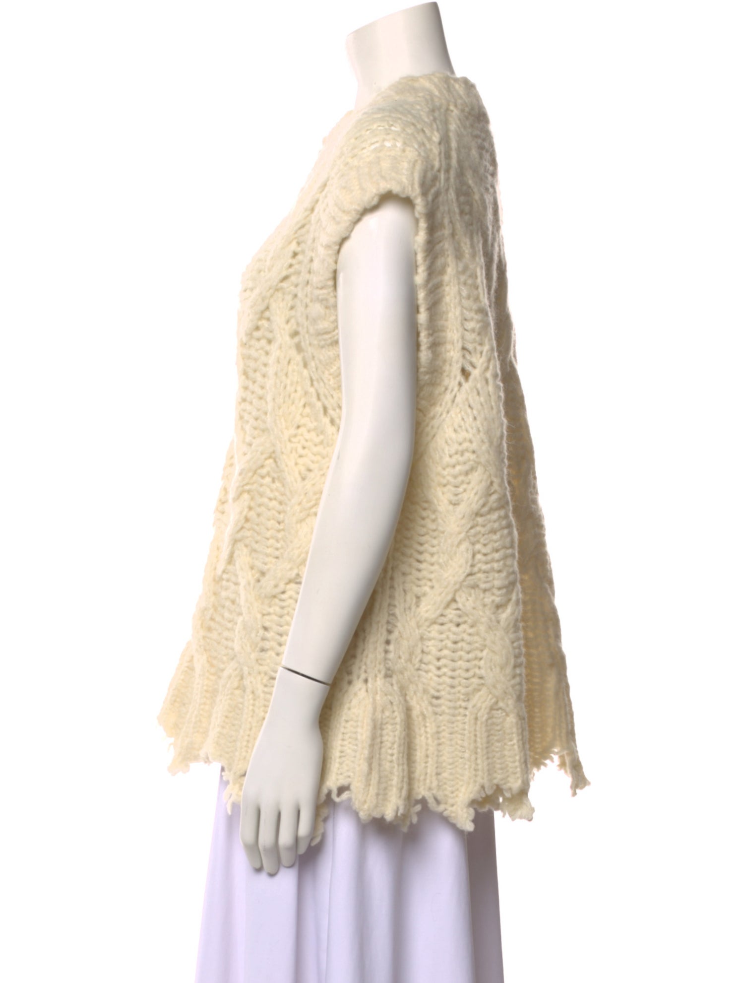 Acne Studios V-Neck Short Sleeve Top