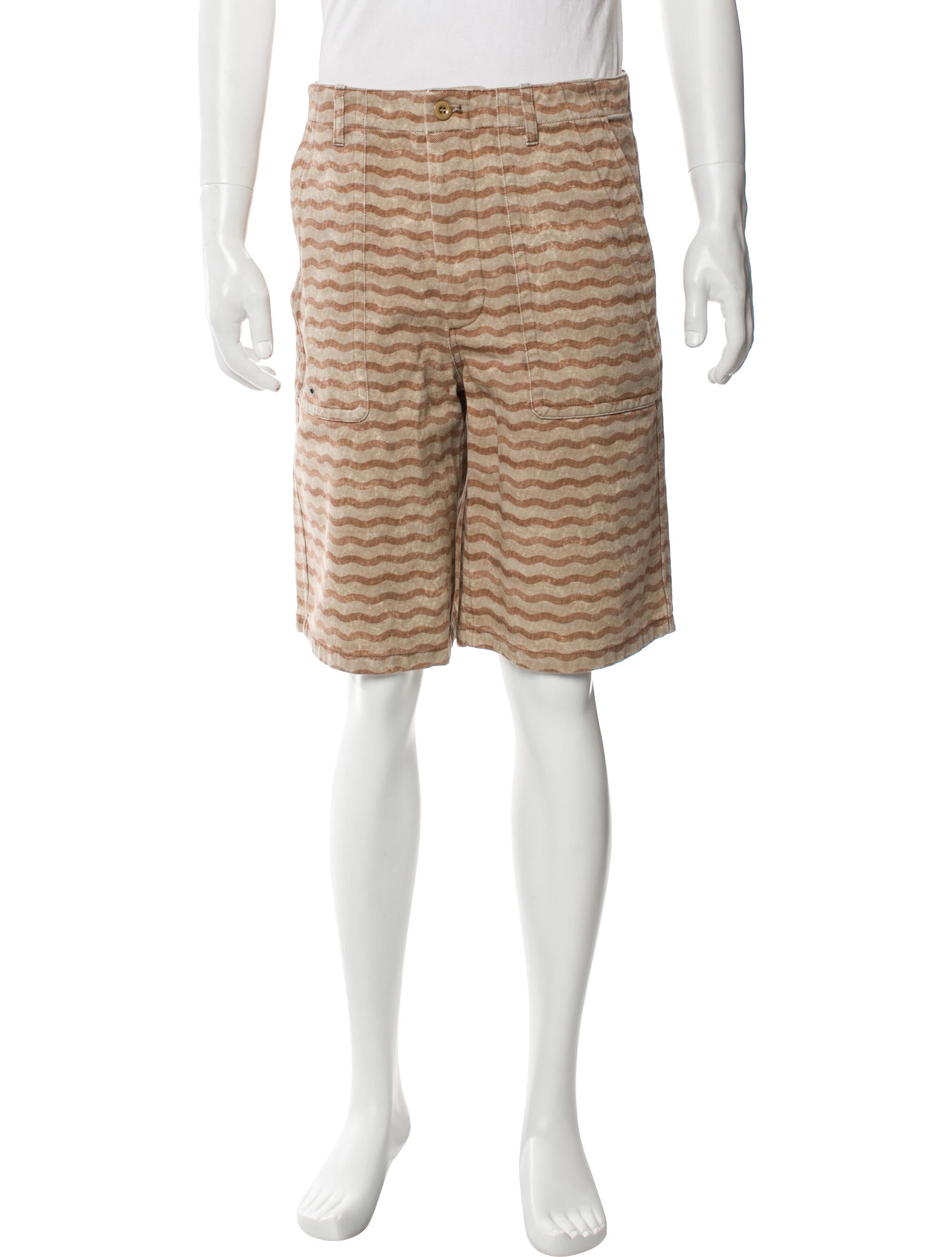 Acne Studios Striped Jogger Shorts