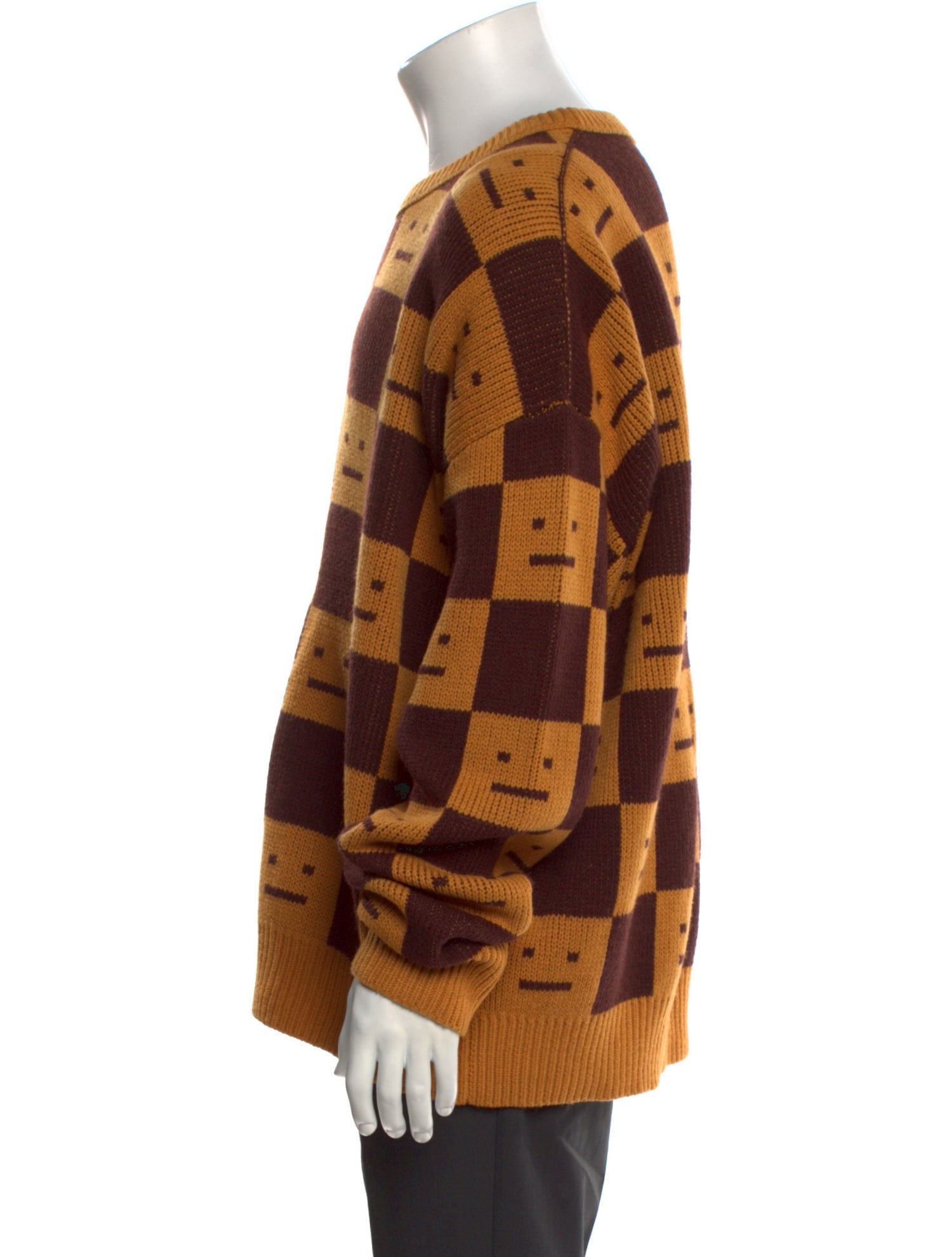 Acne Studios Wool Plaid Print Pullover