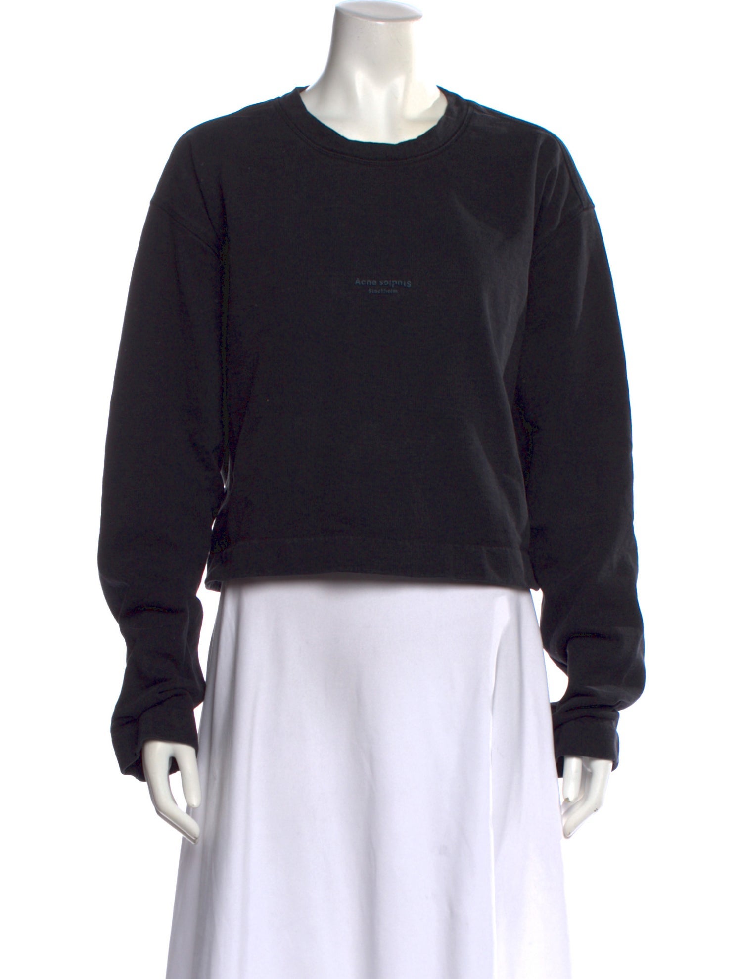 Acne Studios Crew Neck Long Sleeve Sweatshirt