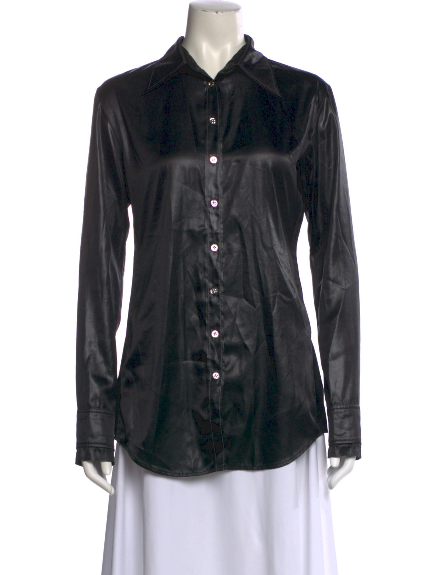 Acne Studios Long Sleeve Button-Up Top