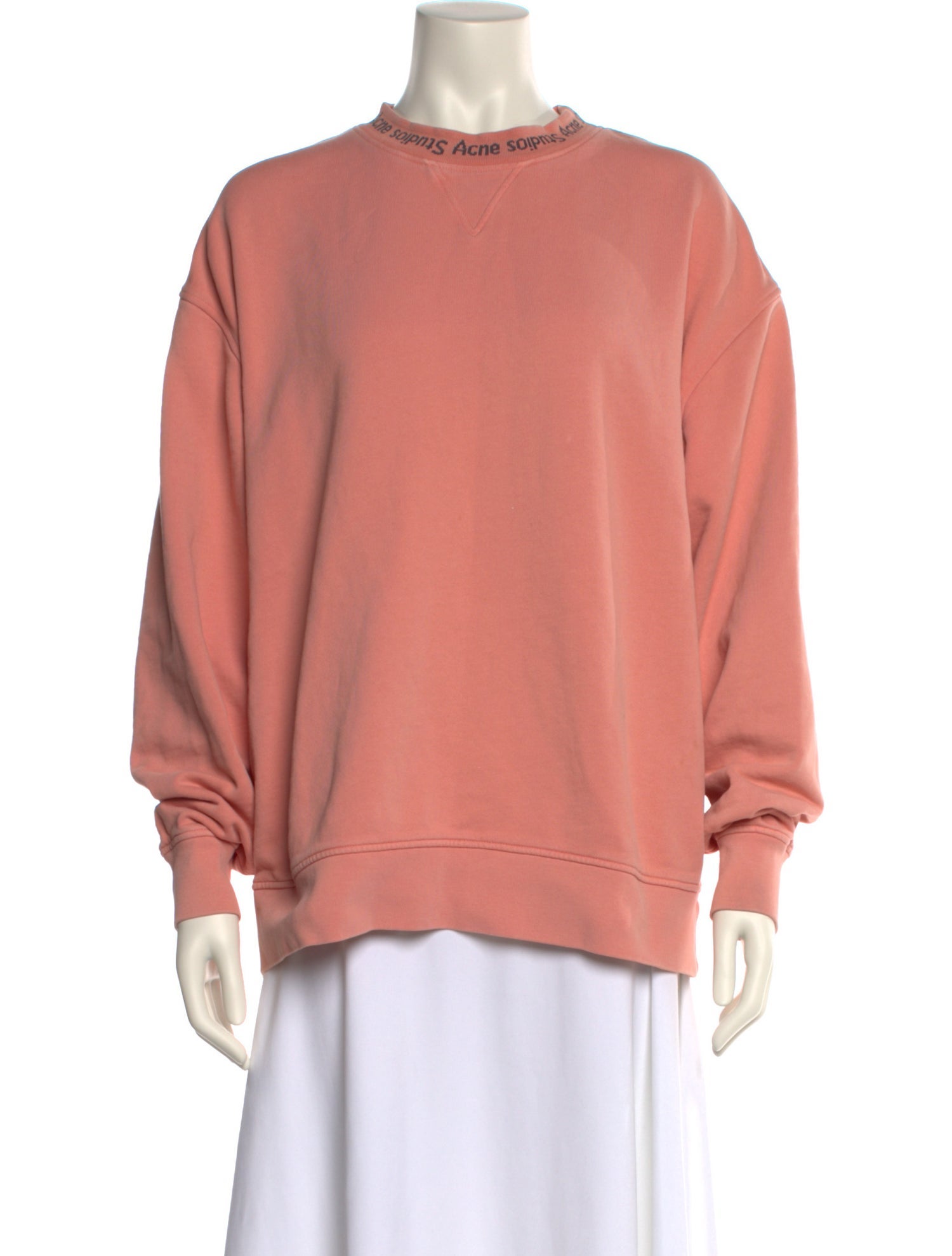 Acne Studios Mock Neck Long Sleeve Sweatshirt