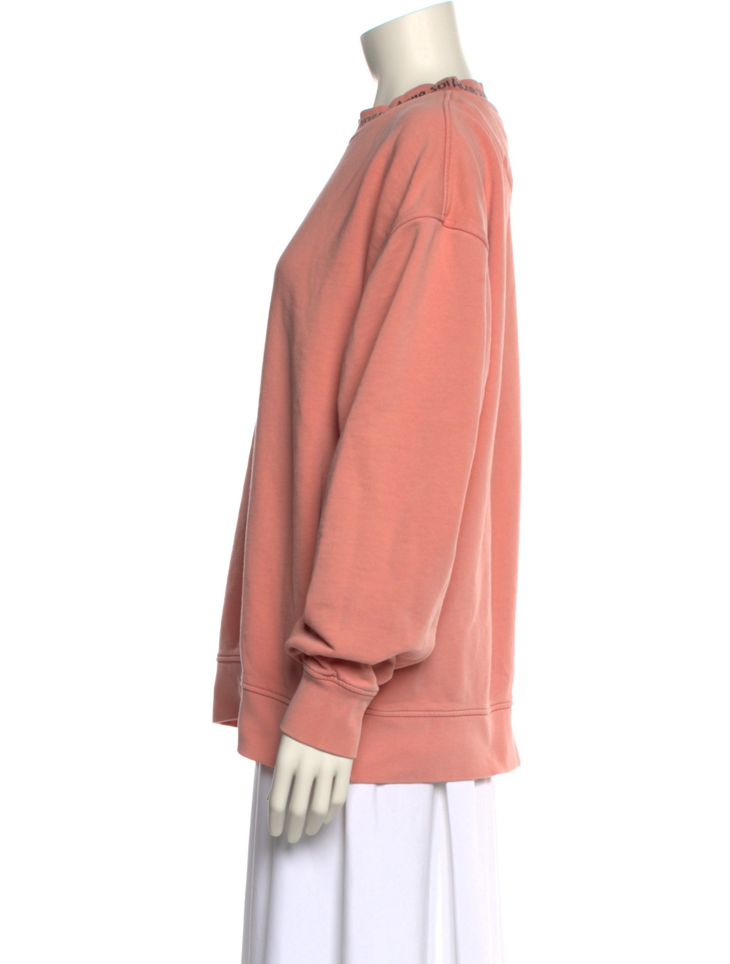 Acne Studios Mock Neck Long Sleeve Sweatshirt