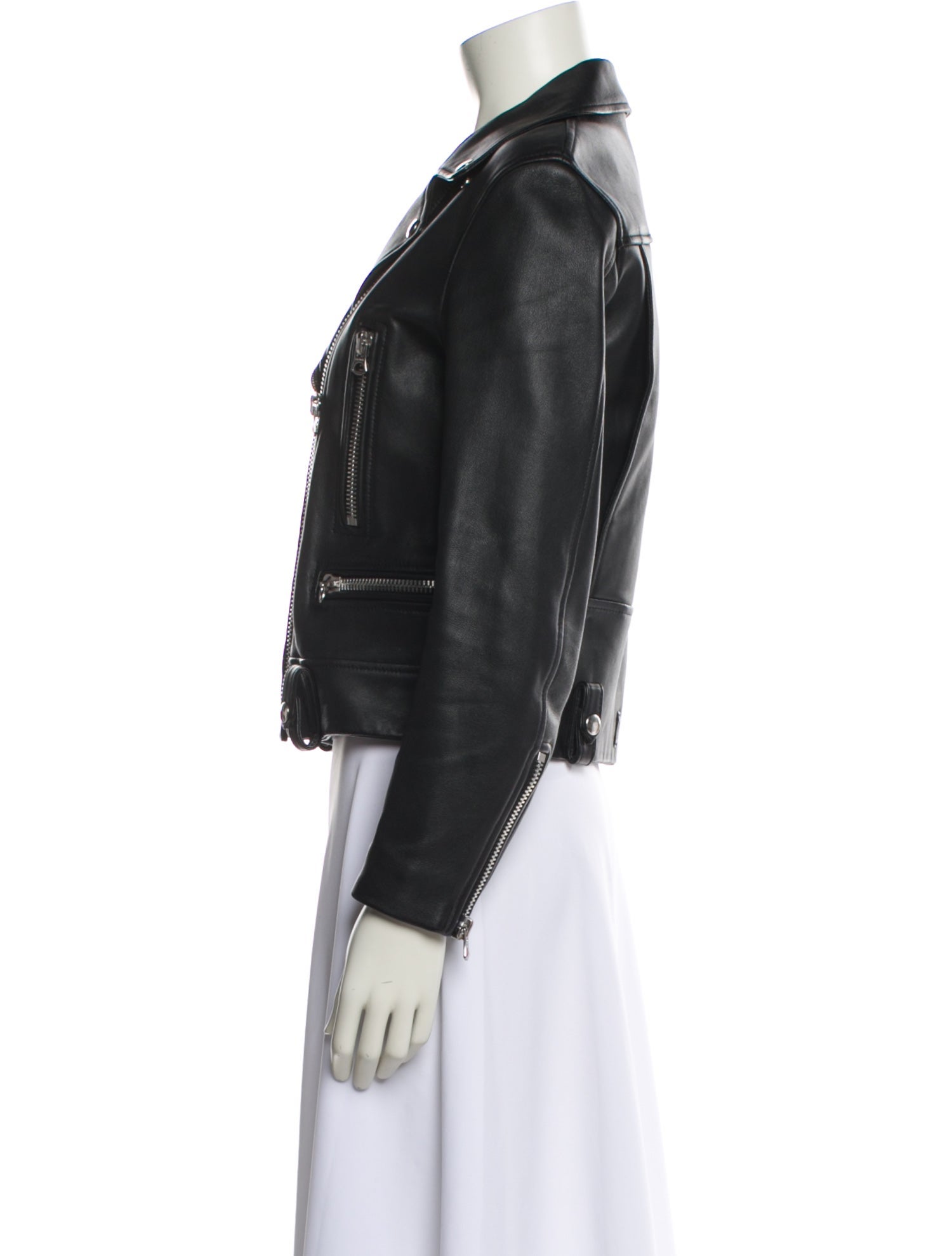 Acne Studios Lamb Leather Biker Jacket