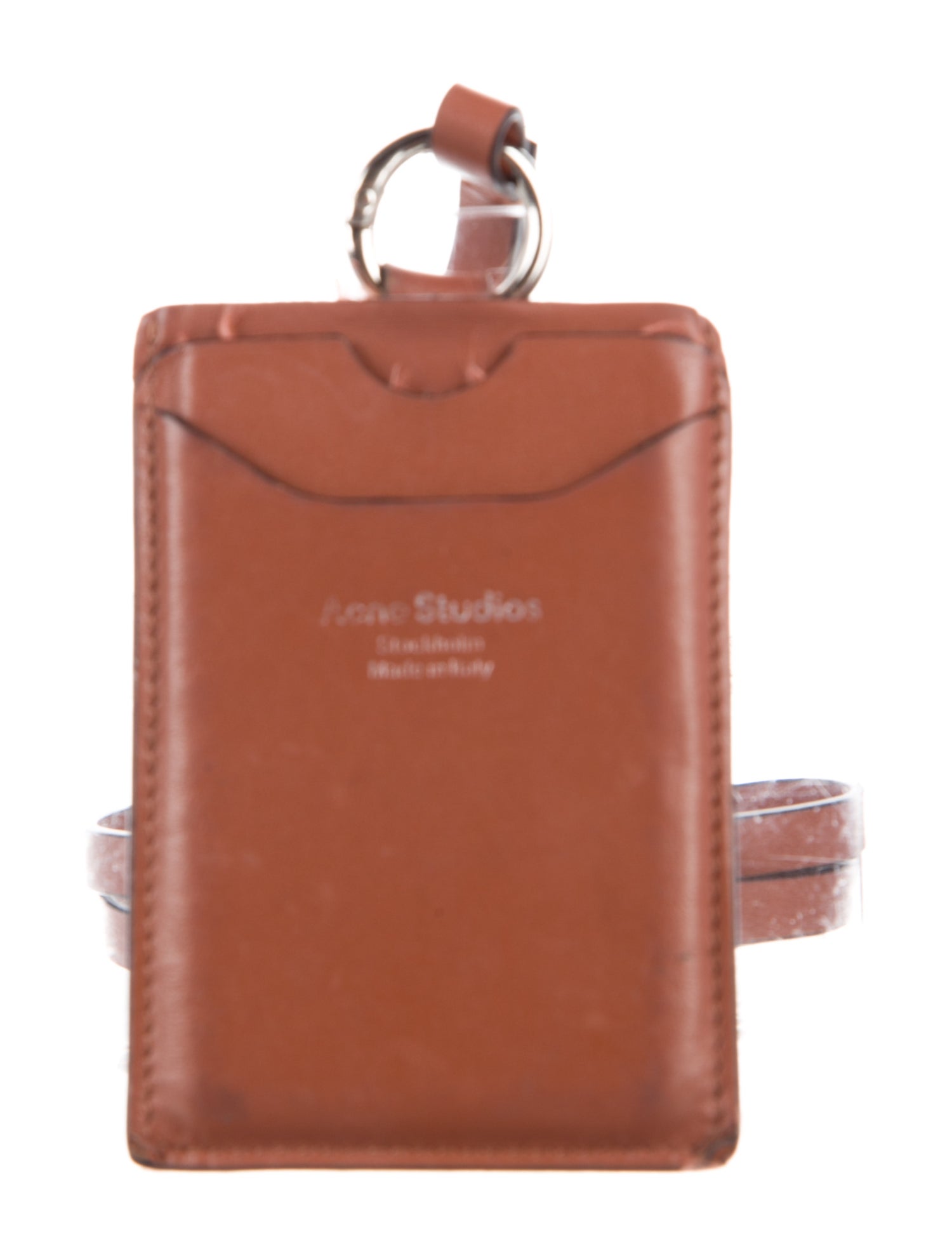 Acne Studios Leather Graphic Print Wallet