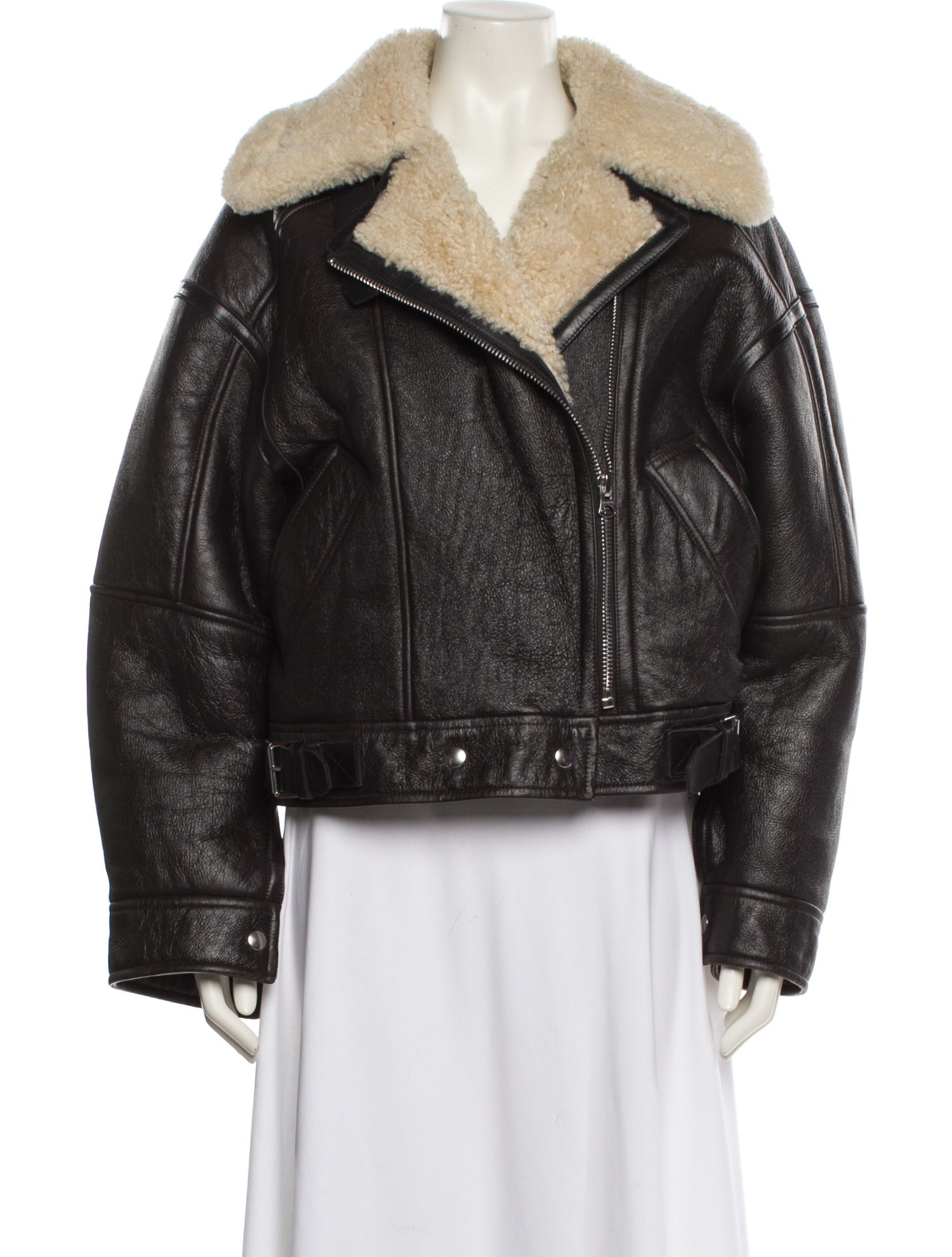 Acne Studios Calf Leather Biker Jacket