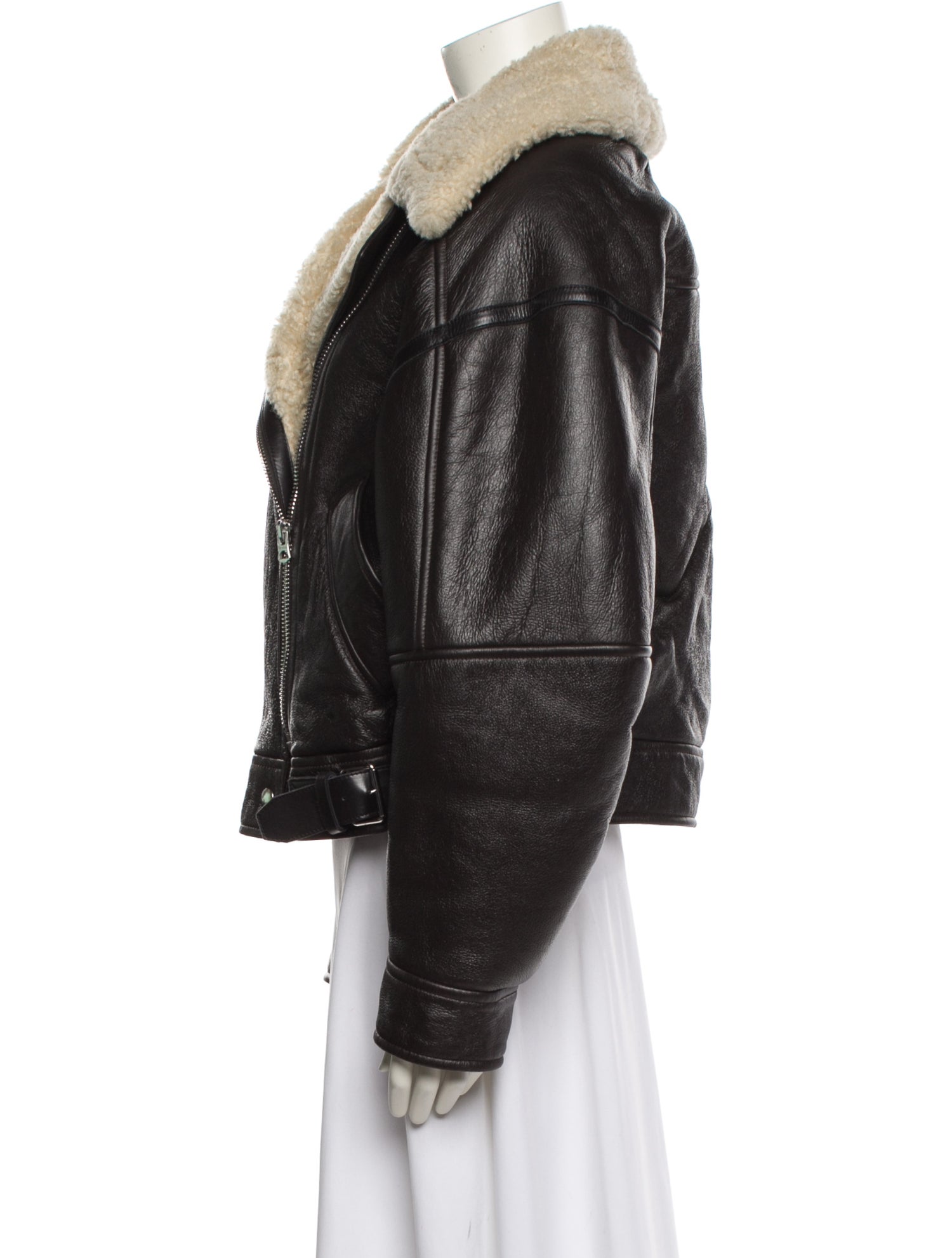 Acne Studios Calf Leather Biker Jacket