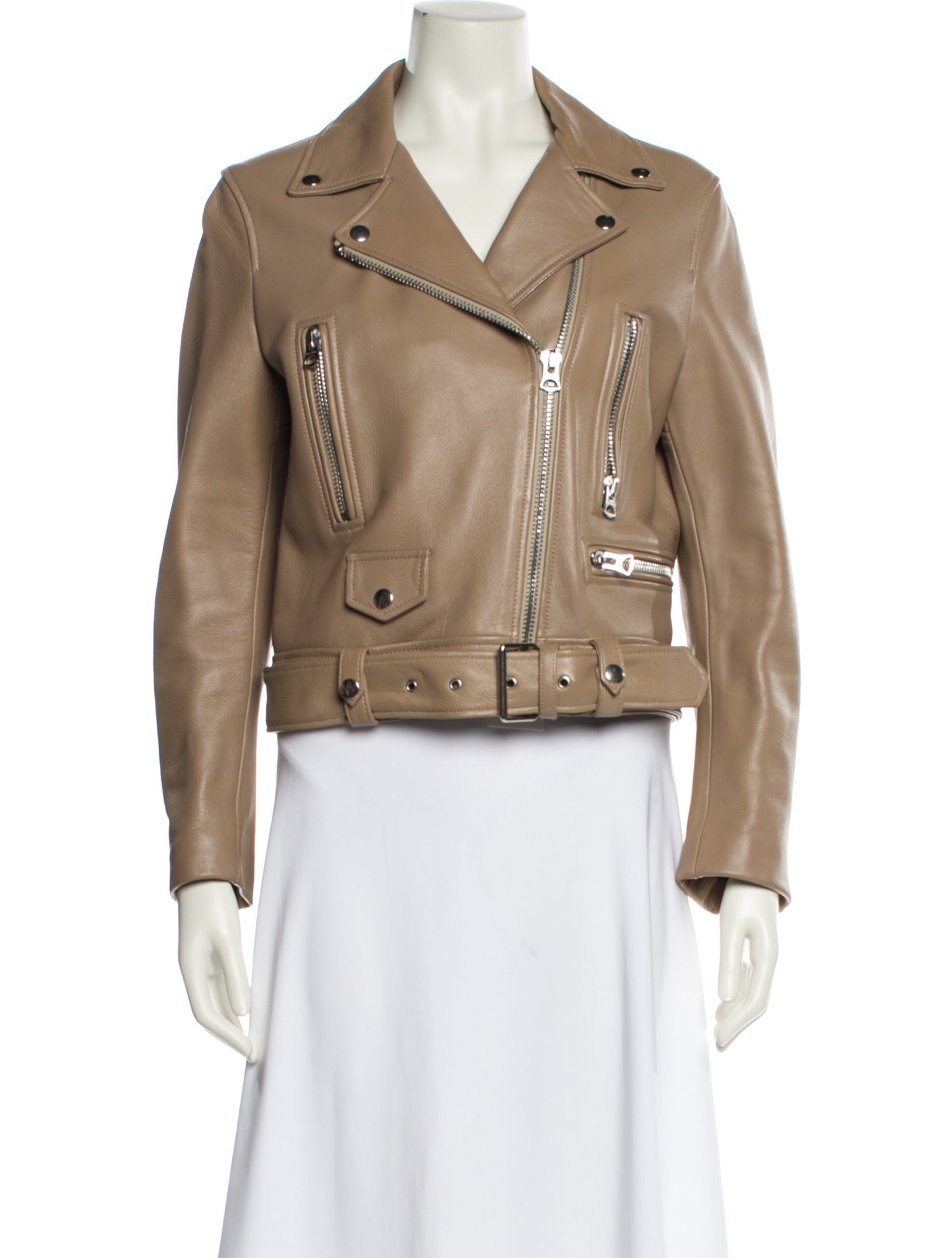 Acne Studios Lamb Leather Biker Jacket