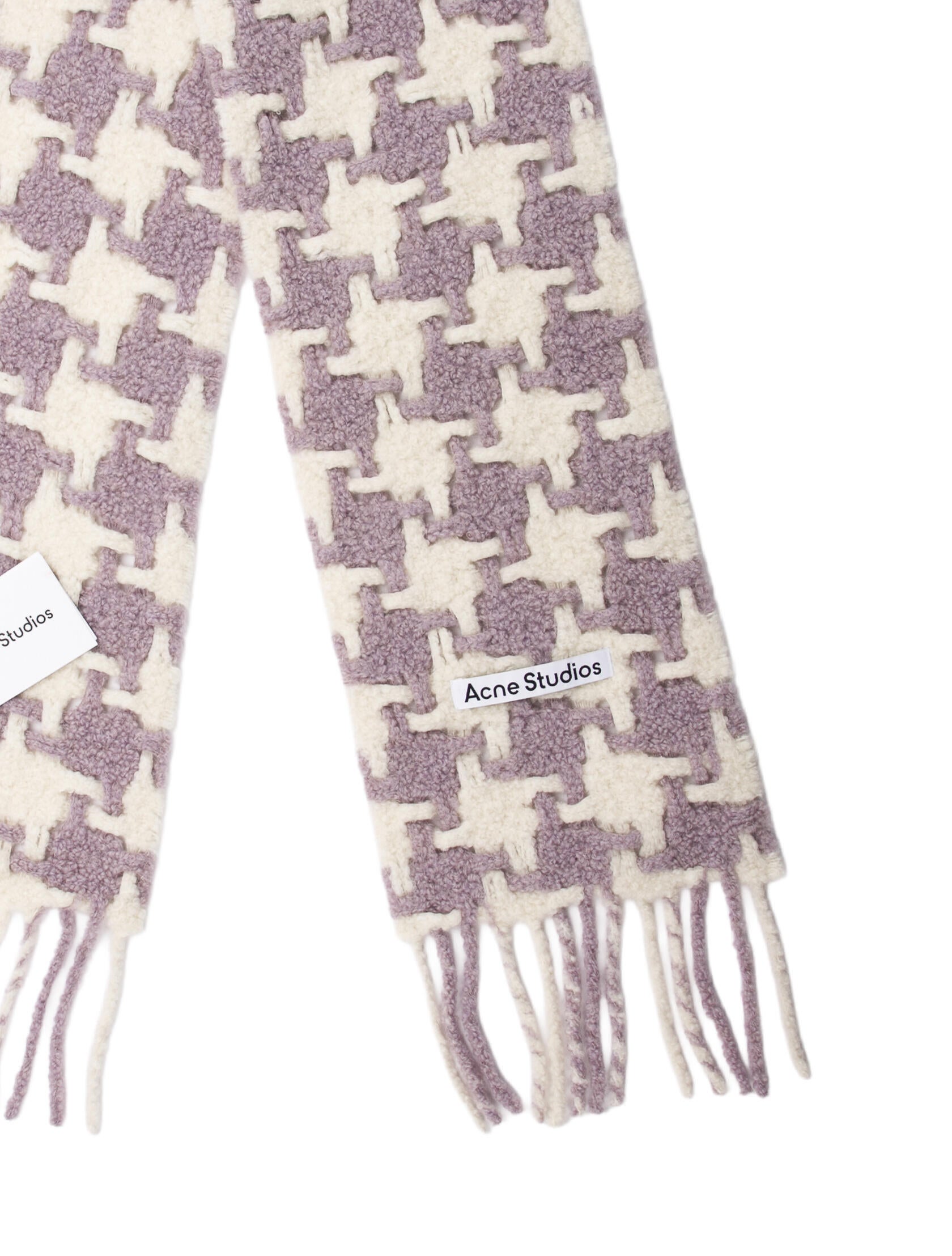 Acne Studios Alpaca Colorblock Pattern Scarf w/ Tags