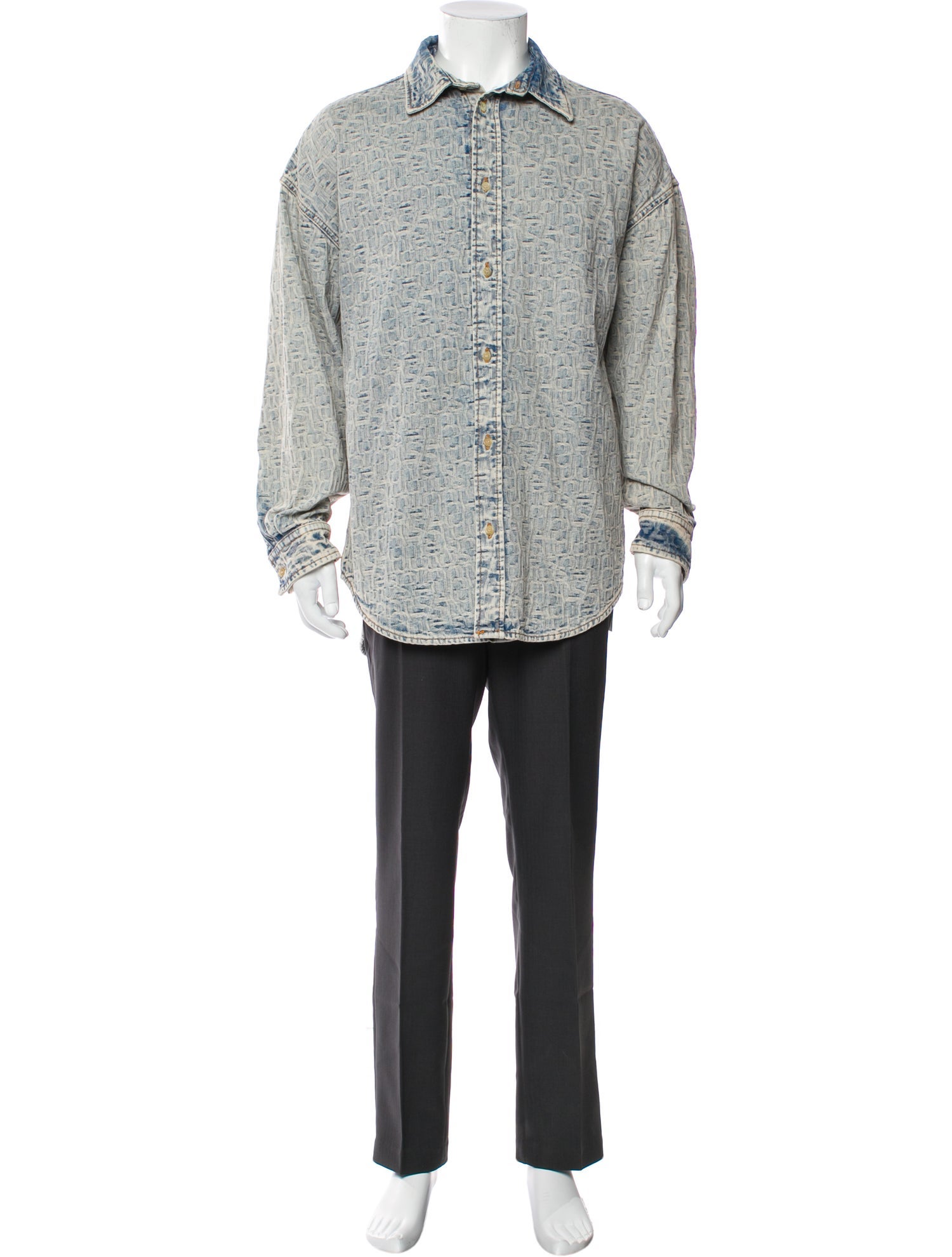 Acne Studios Printed Denim Jacket