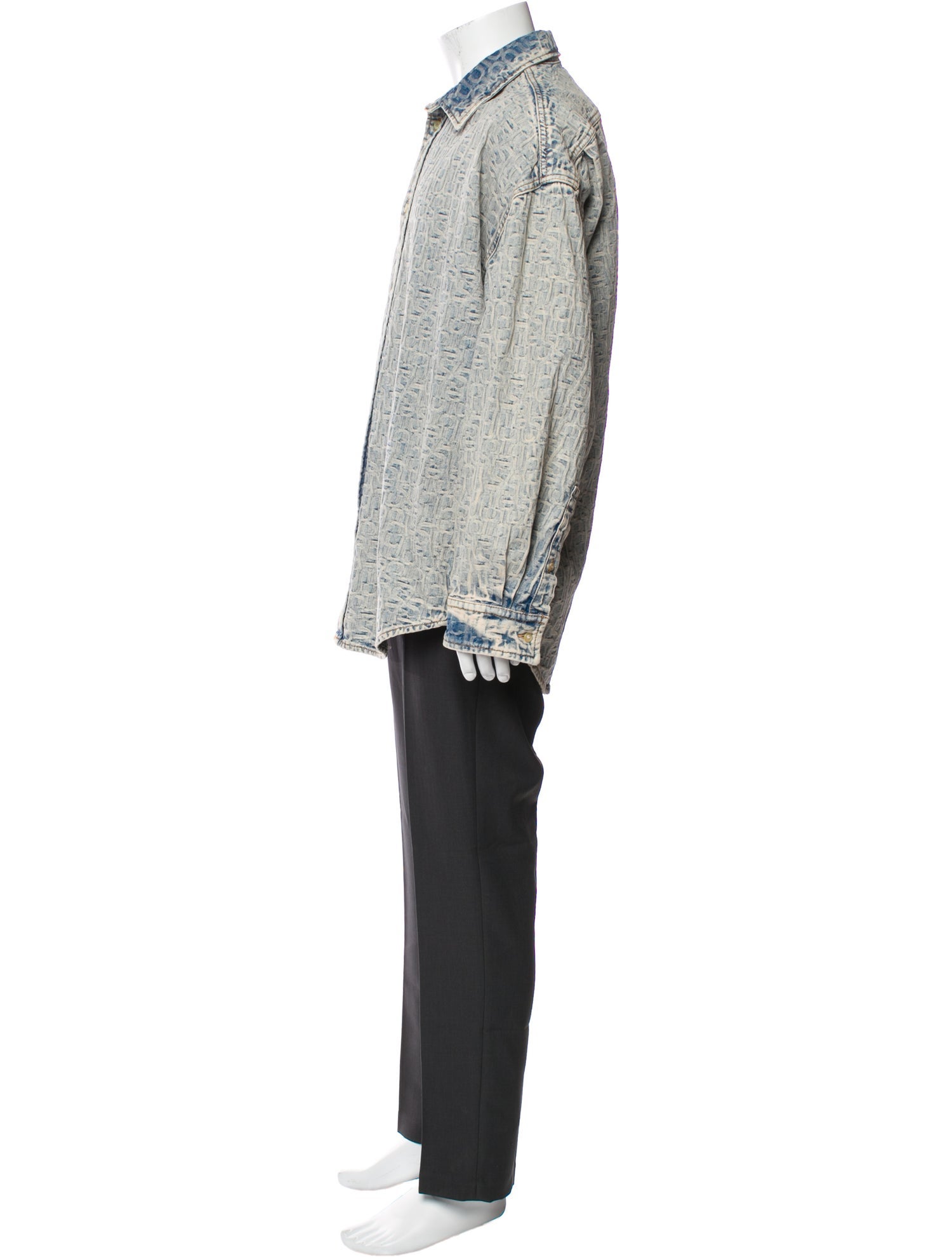 Acne Studios Printed Denim Jacket