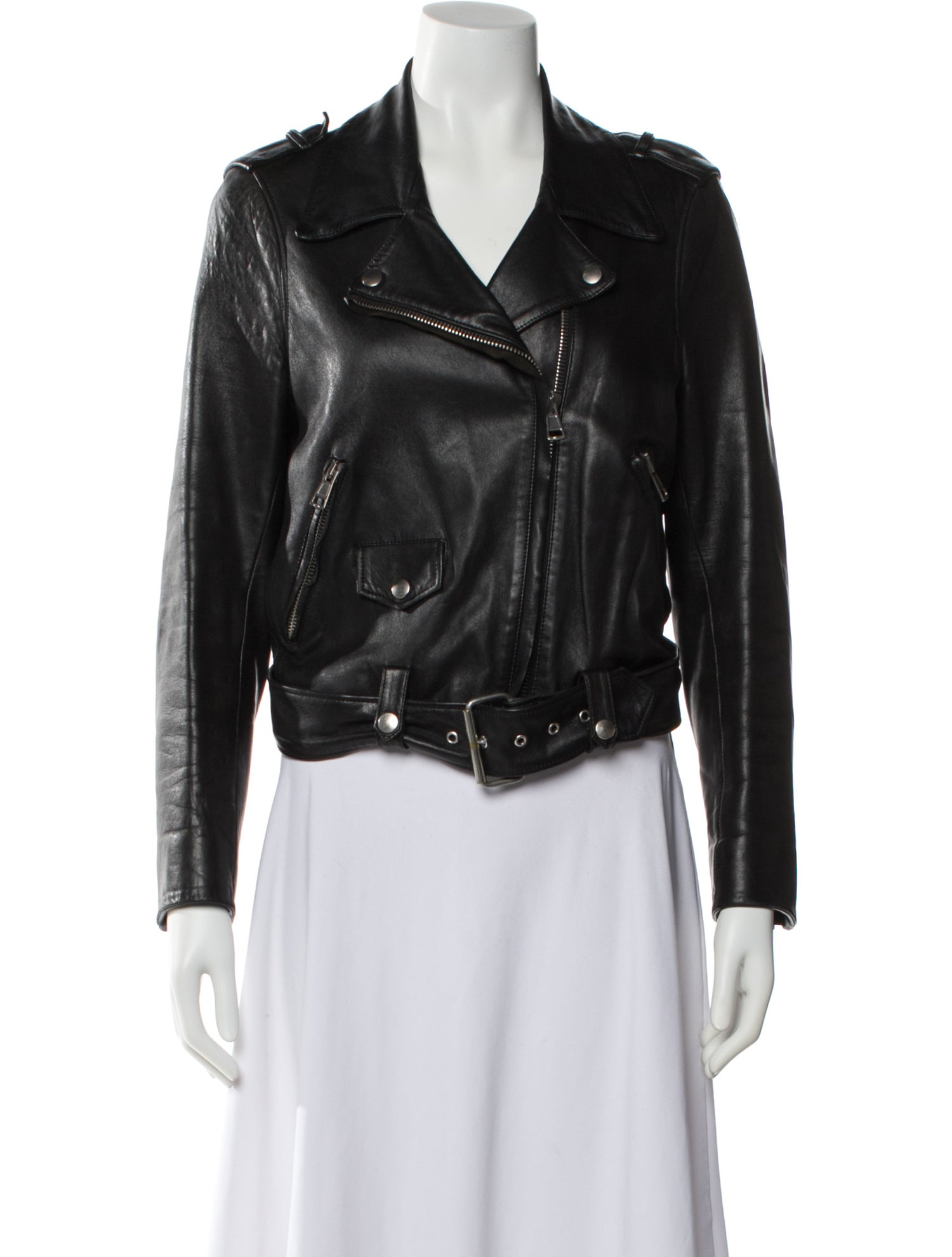 Acne Studios Leather Biker Jacket