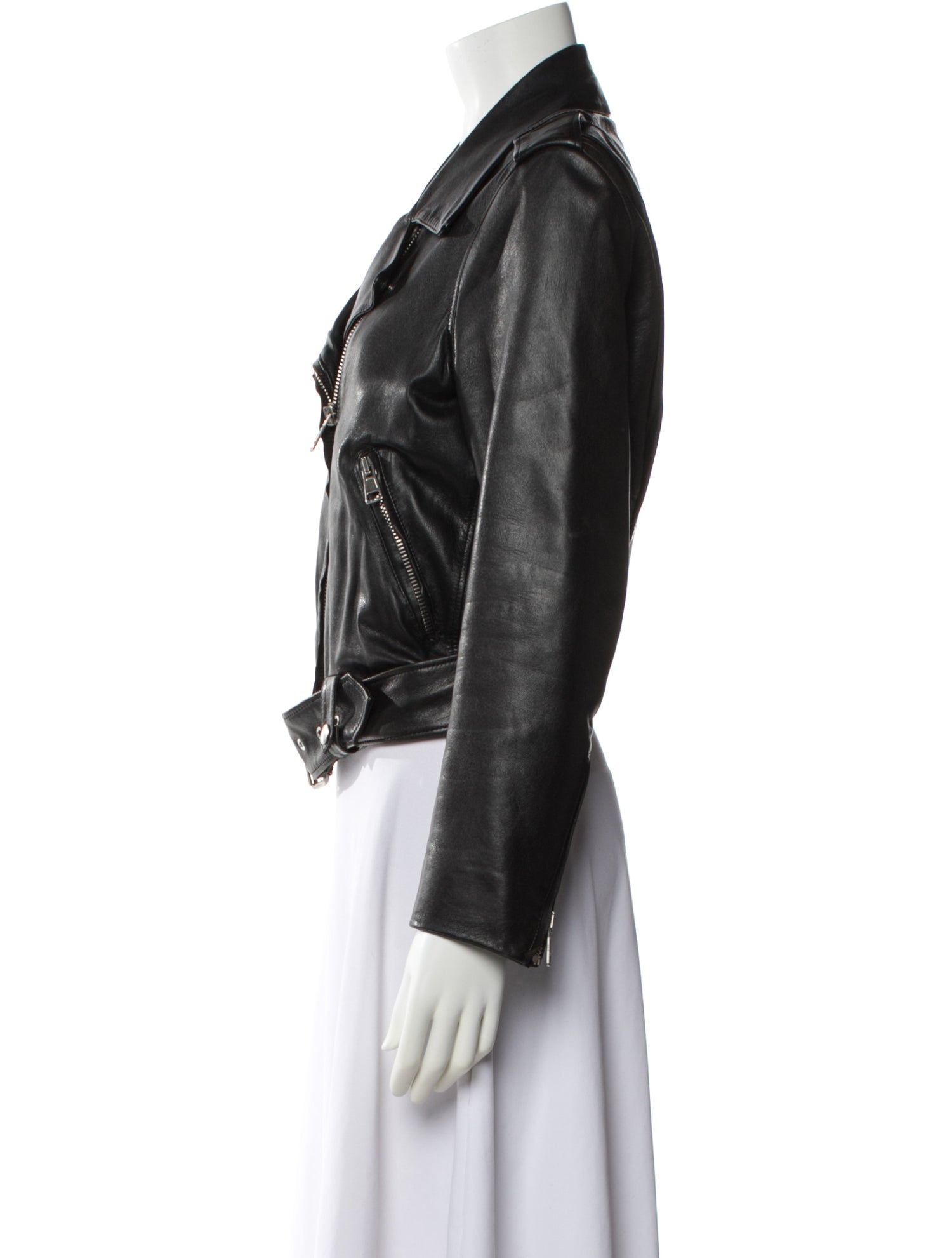 Acne Studios Leather Biker Jacket
