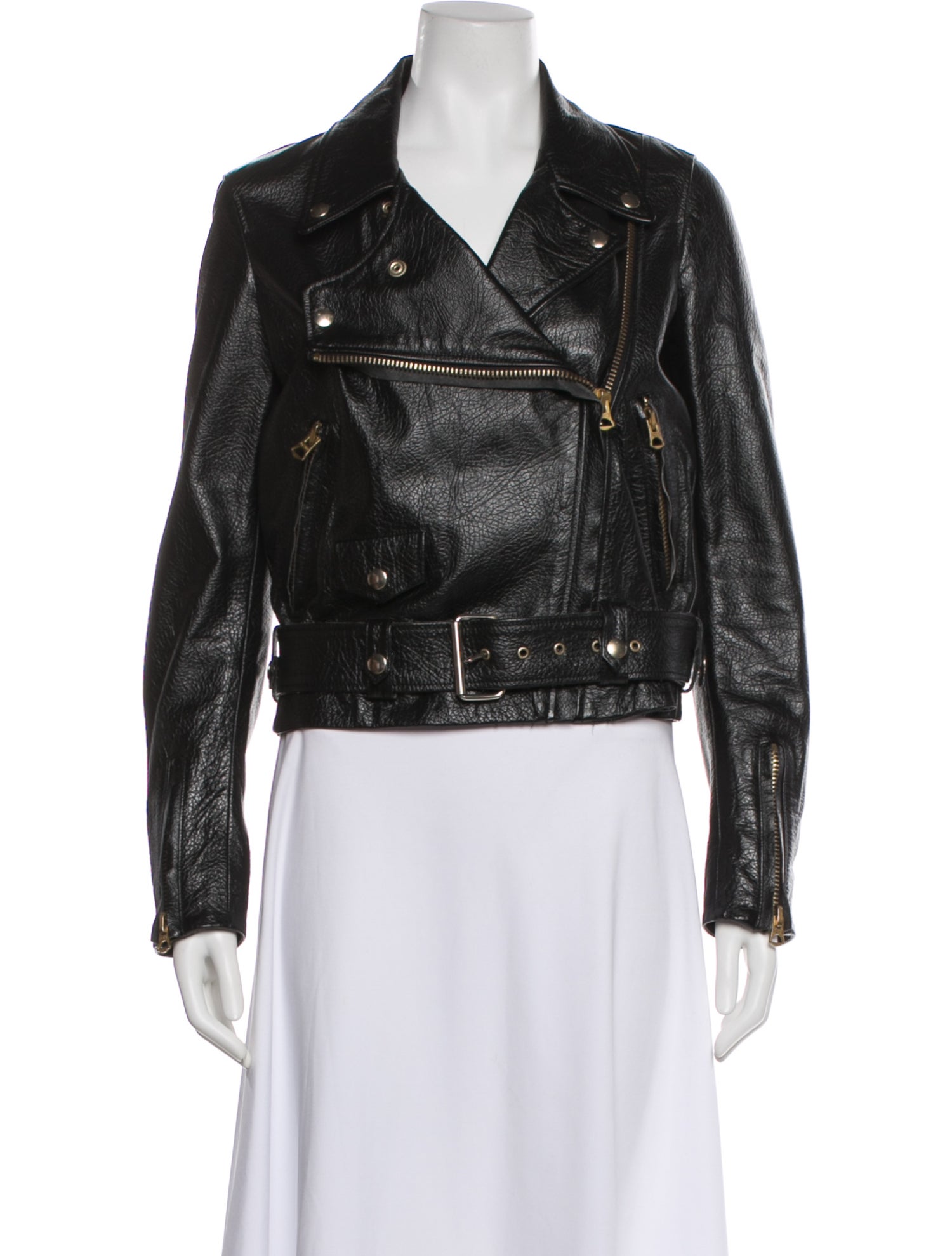Acne Studios Leather Biker Jacket