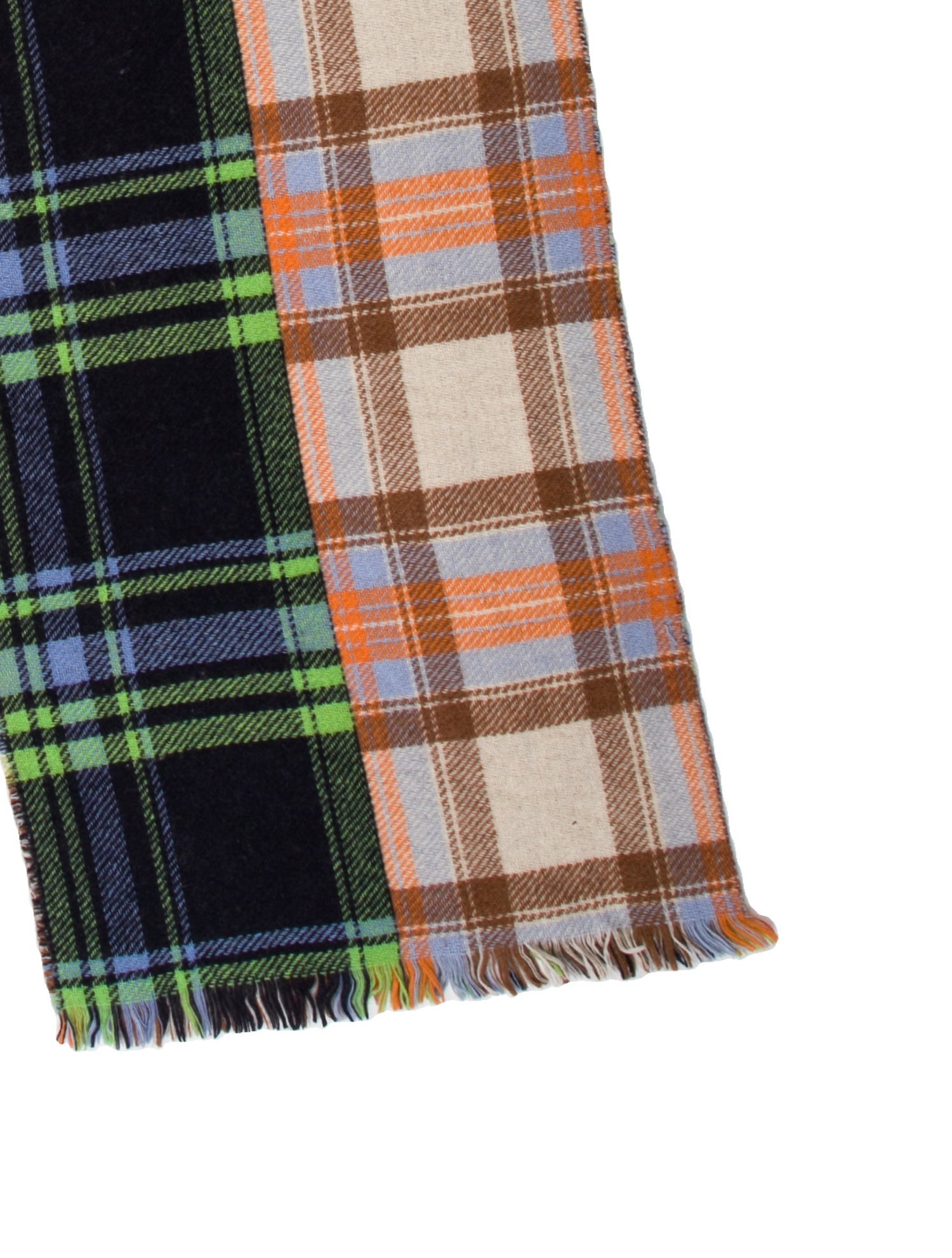 Acne Studios Plaid Print Scarf w/ Tags