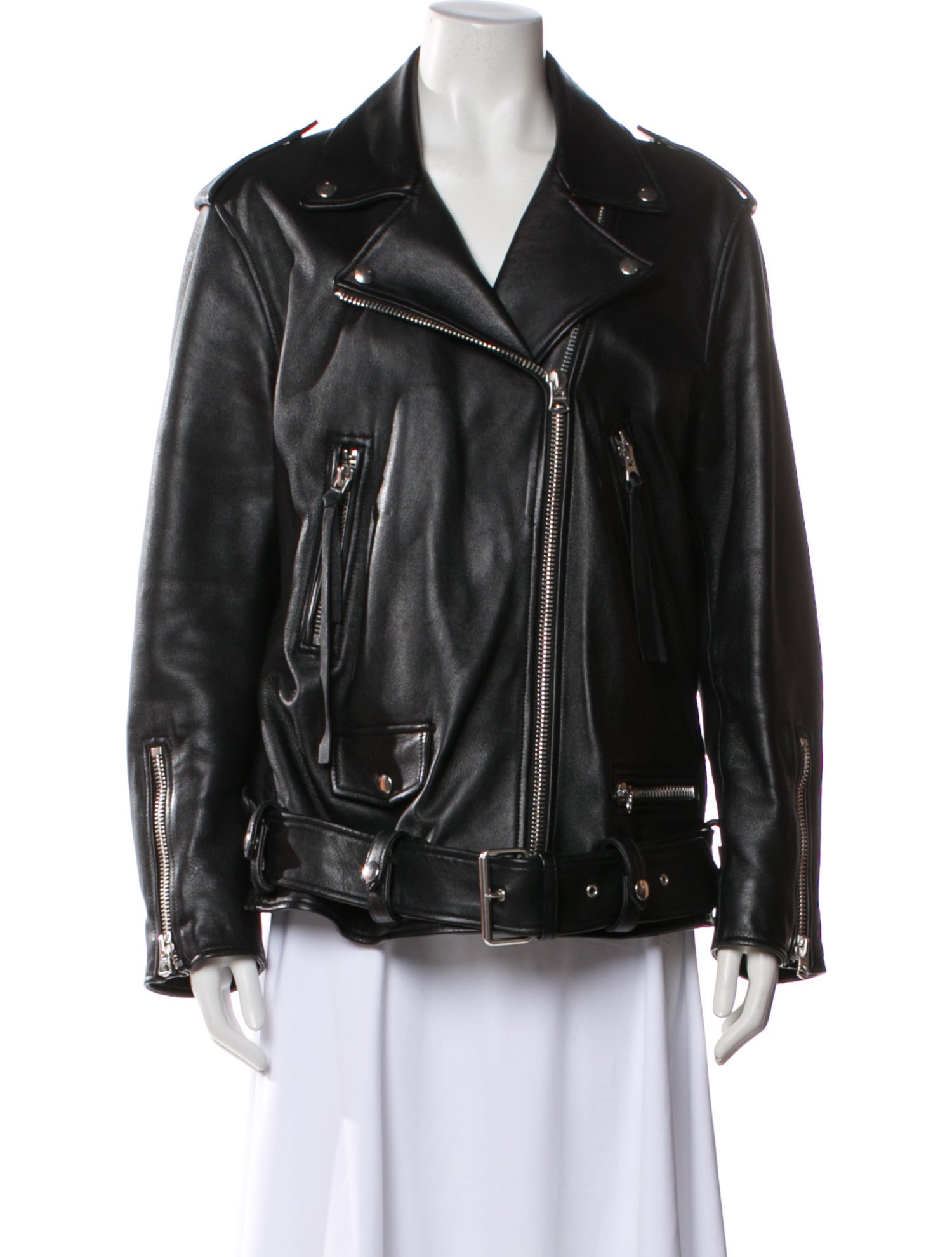 Acne Studios Leather Biker Jacket
