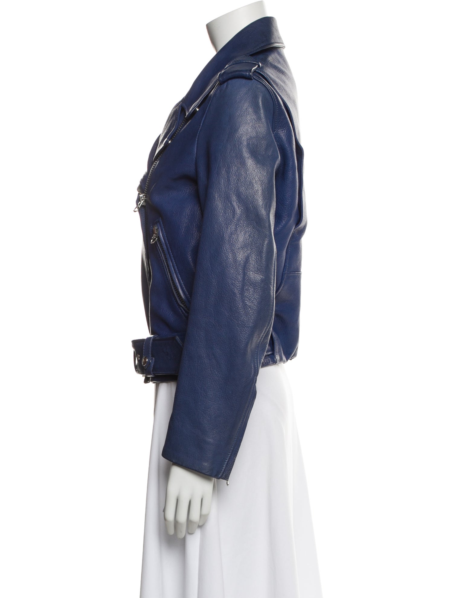 Acne Studios Goat Leather Biker Jacket