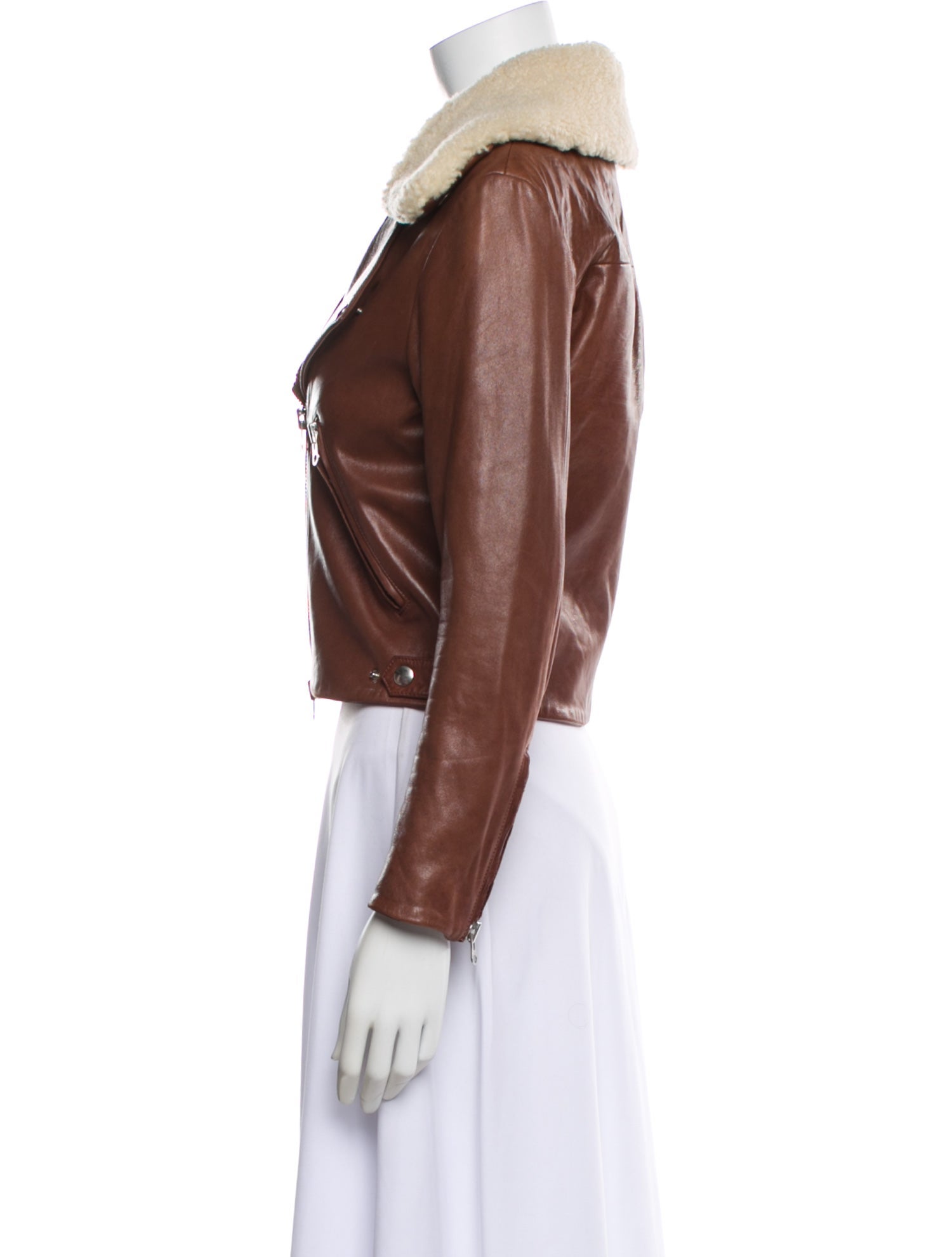 Acne Studios Lamb Leather Biker Jacket