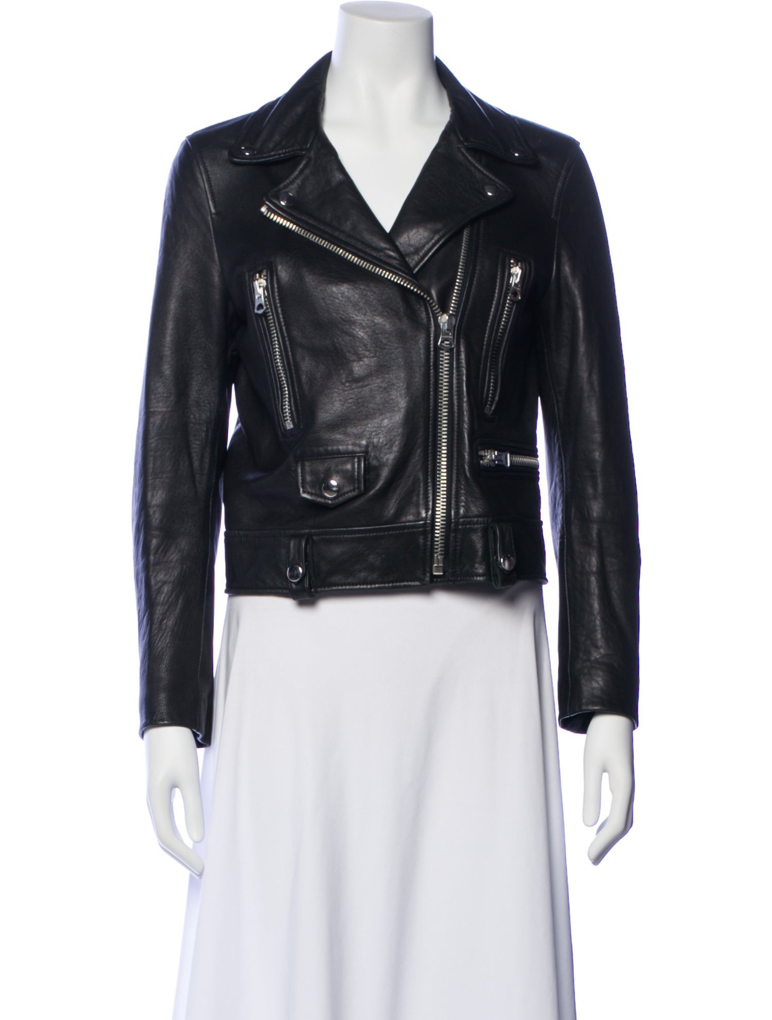 Acne Studios Lamb Leather Biker Jacket