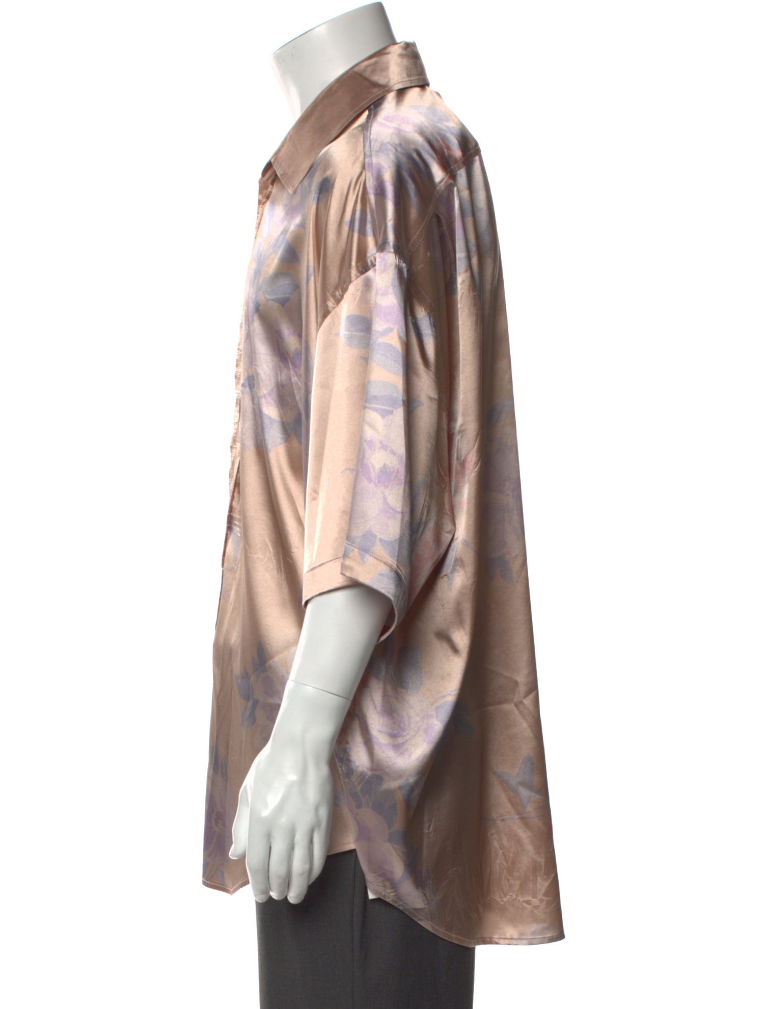 Acne Studios Printed Three-Quarter Sleeve Shirt