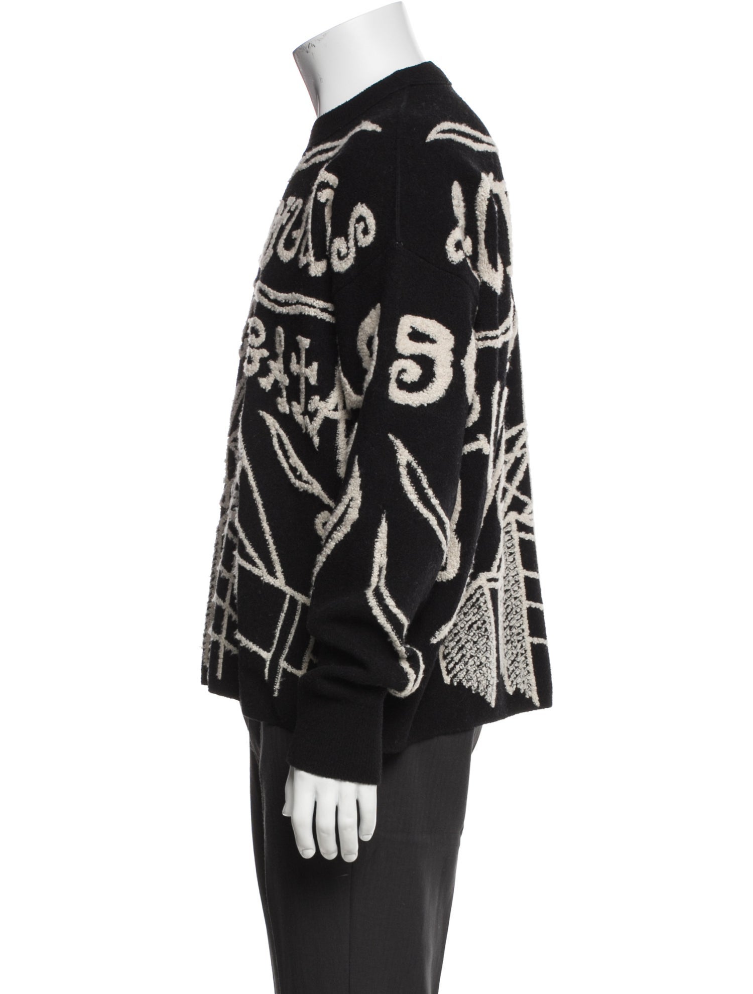 Acne Studios Printed Crew Neck Pullover