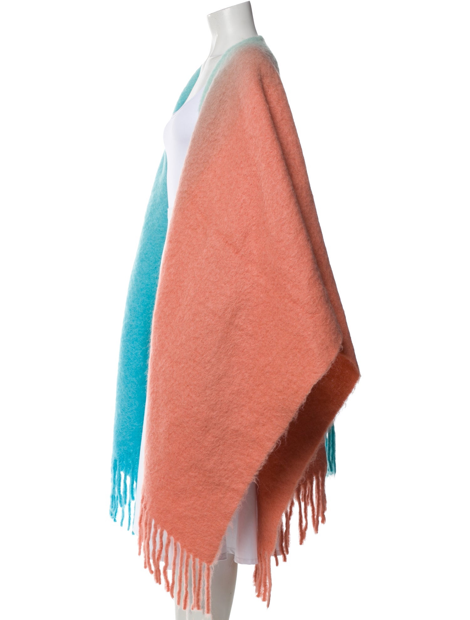 Acne Studios Wool Colorblock Pattern Scarf