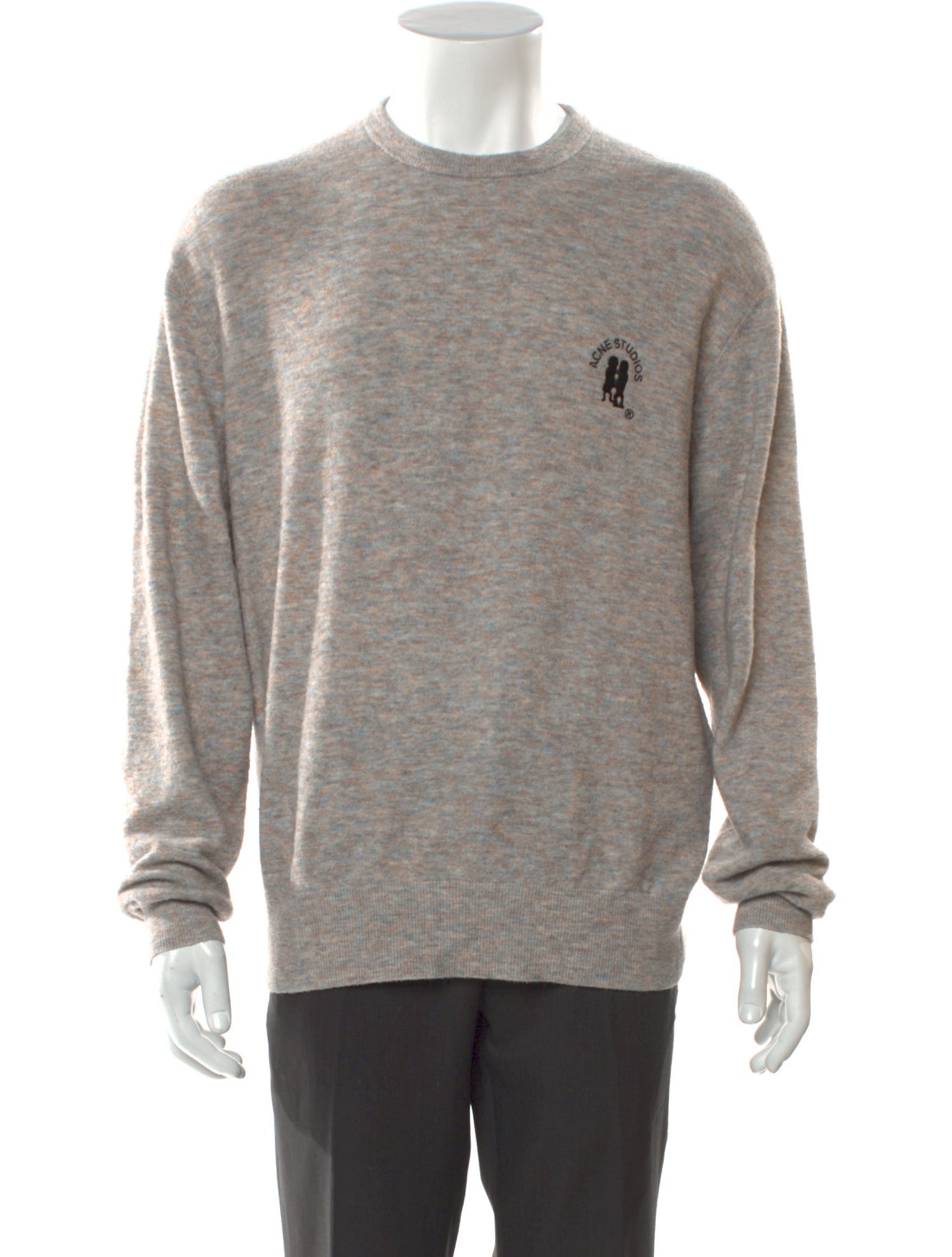 Acne Studios Graphic Print Crew Neck Pullover