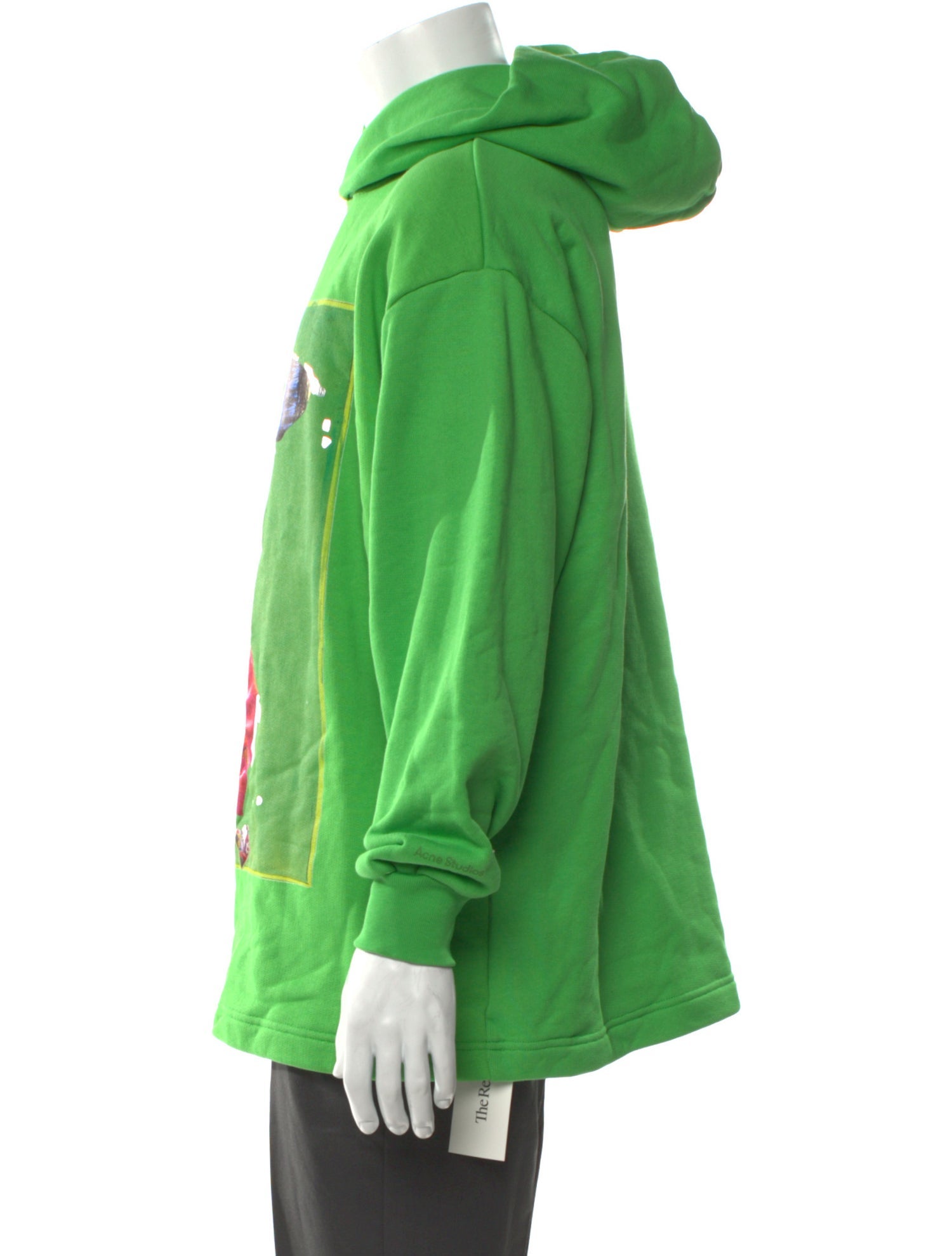 Acne Studios Graphic Print V-Neck Hoodie w/ Tags