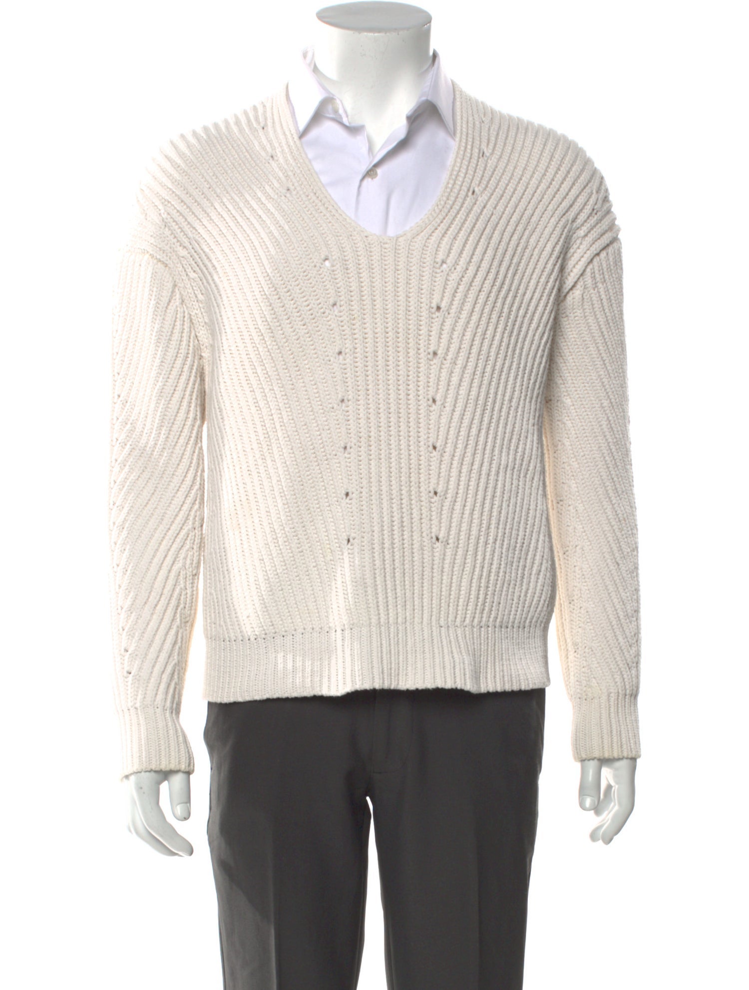 Acne Studios Scoop Neck Long Sleeve Pullover