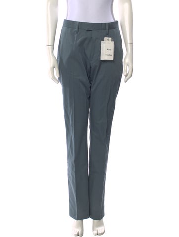 Pre-owned Acne Studios Straight Leg Pants In Blue