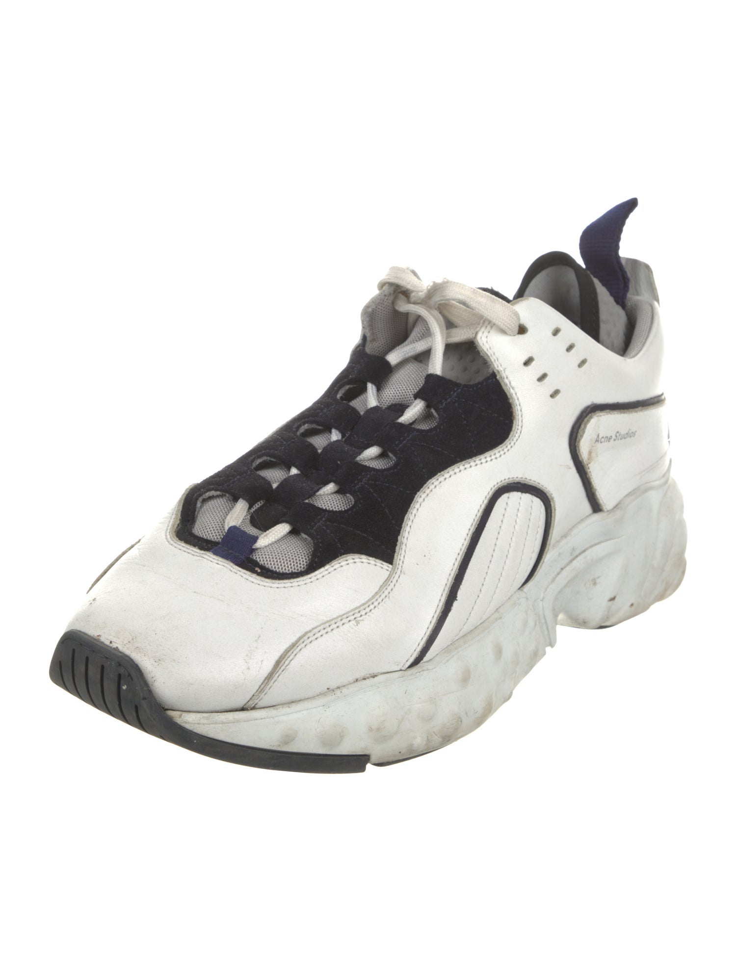 Acne Studios Leather Printed Sneakers