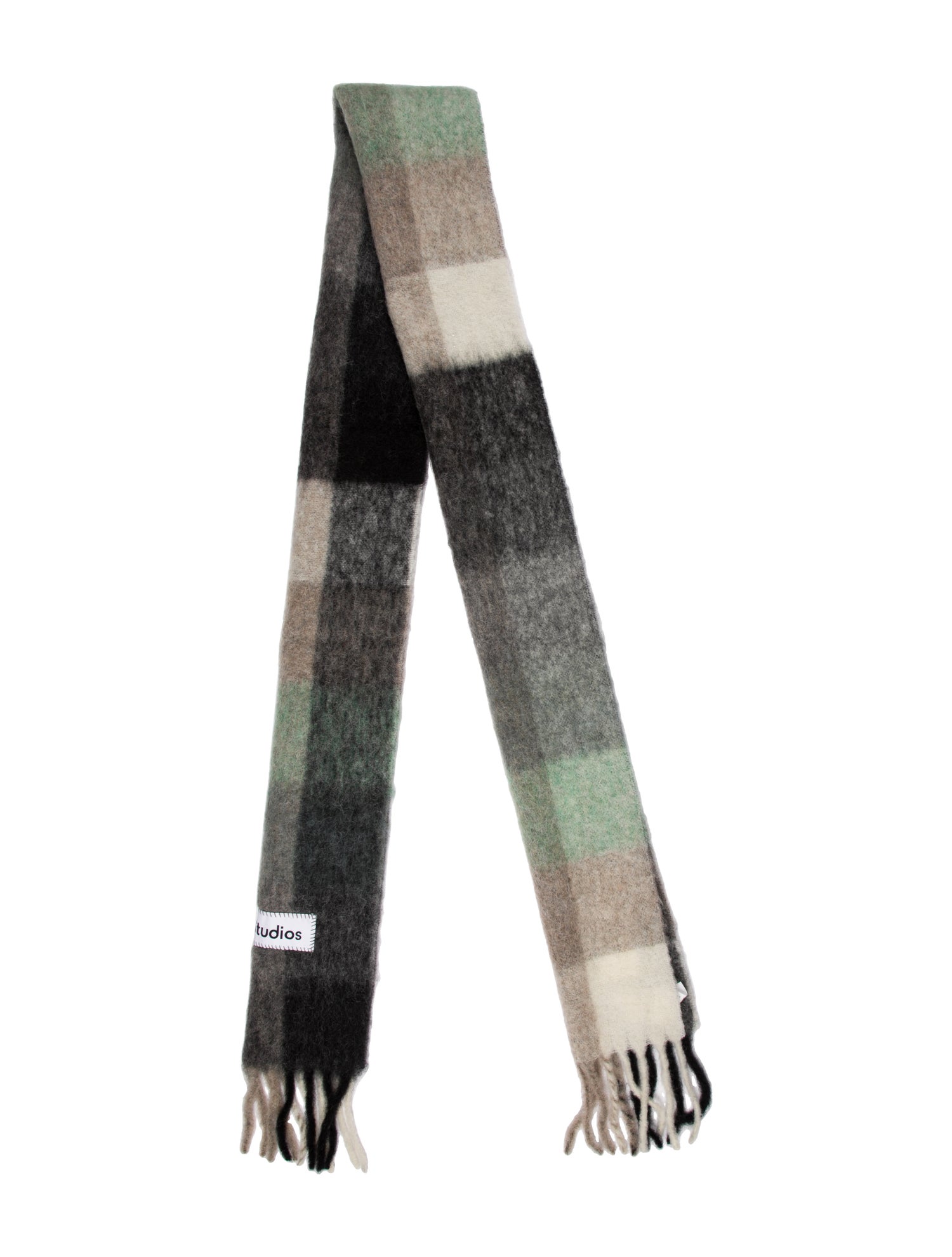 Acne Studios Alpaca Printed Scarf