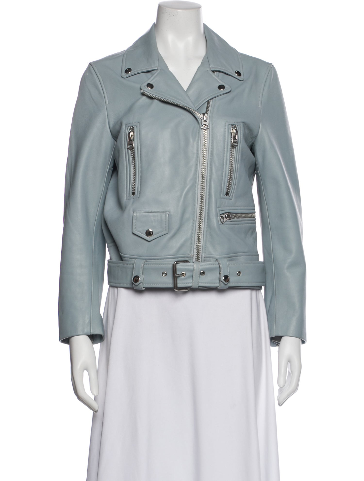 Acne Studios Leather Biker Jacket